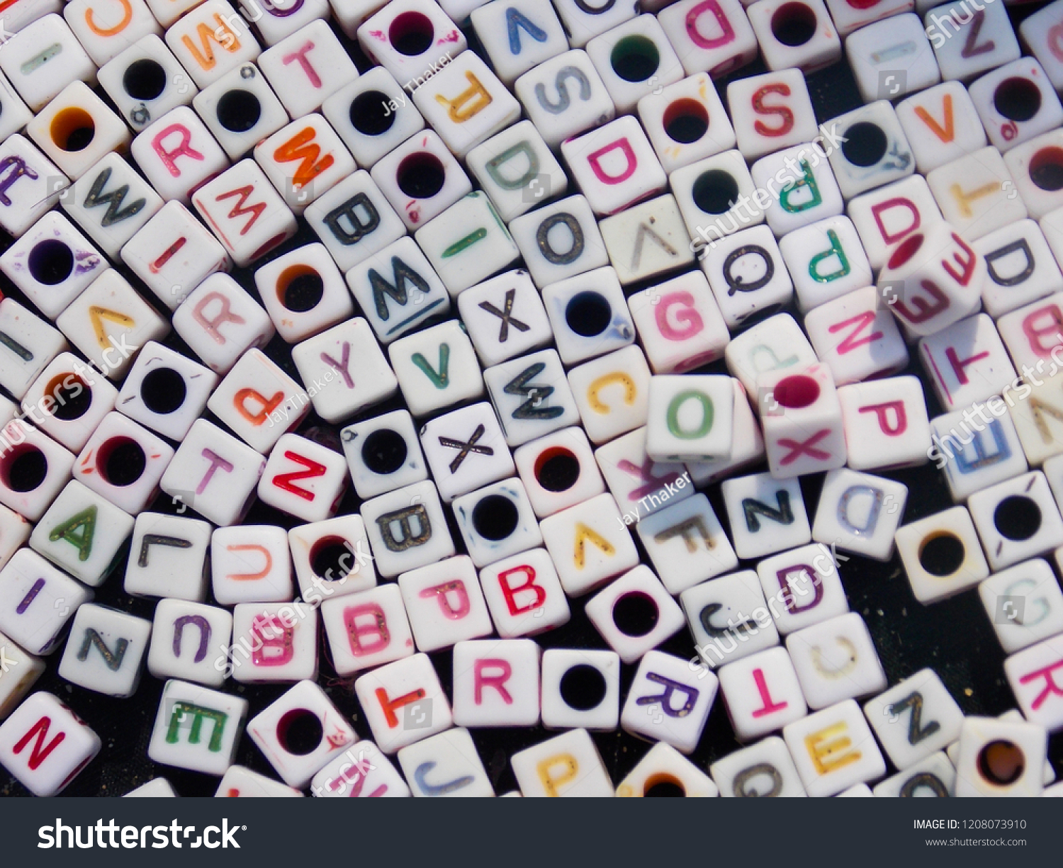 Alphabets Letter Blocks Background Stock Photo 1208073910 | Shutterstock