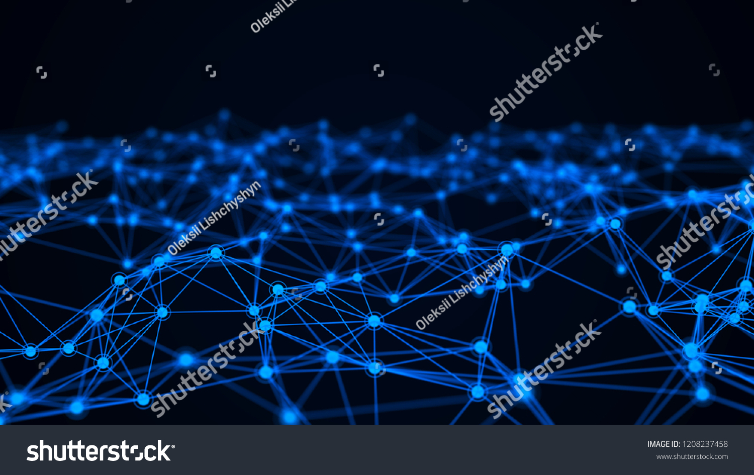 Network Connection Structure Abstract Technology Background Stock ...