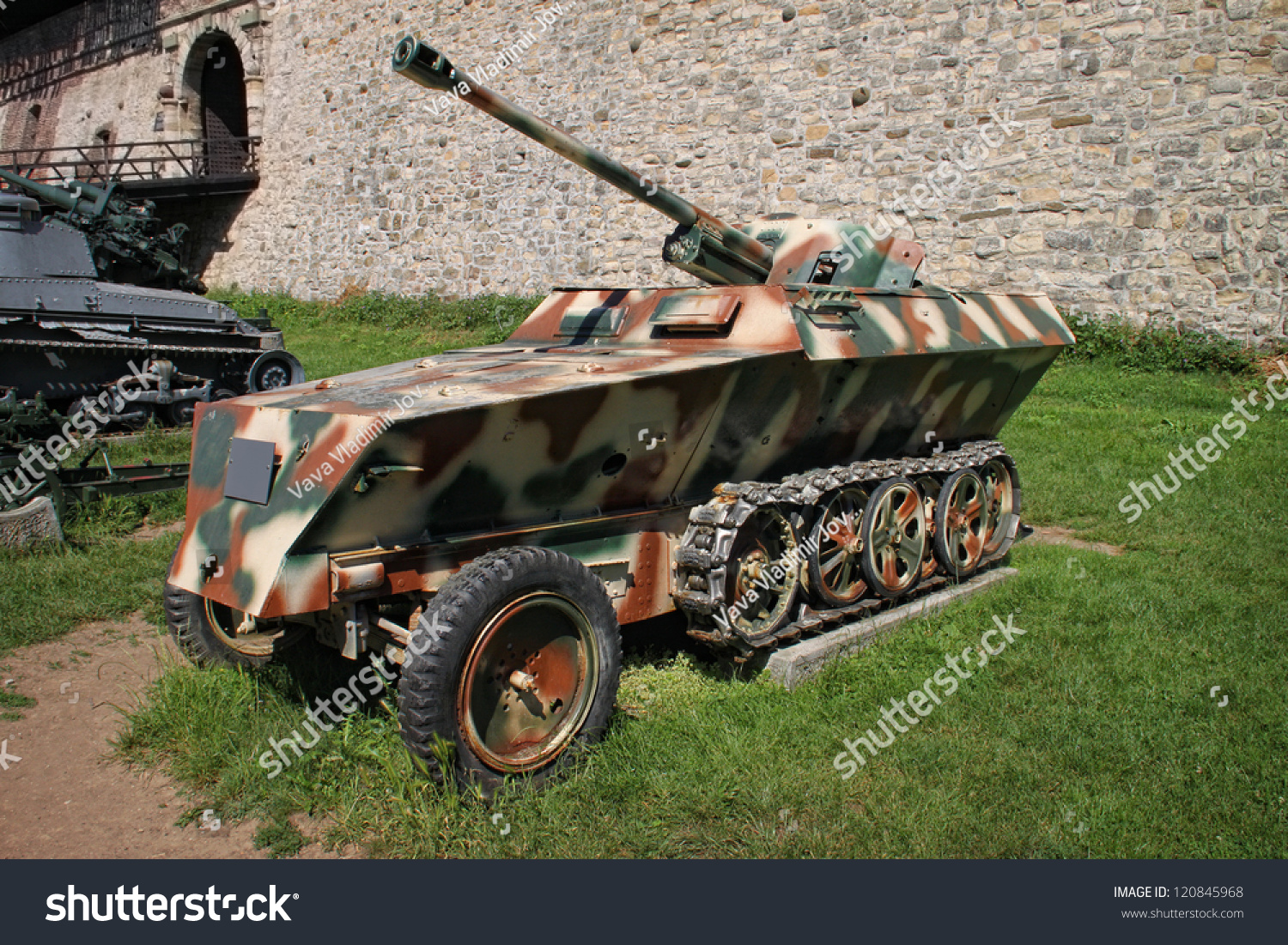 Light Semitrack Antitank Vehicle Sdkfz 2501 Stock Photo 120845968 ...