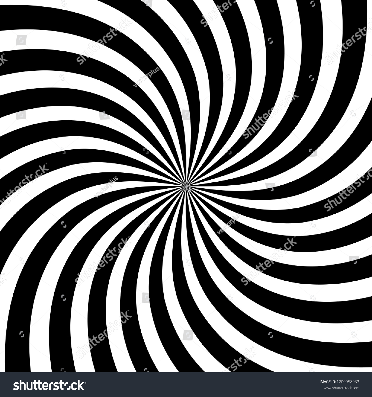 Black White Twirl Background Vector Illustration Stock Vector (Royalty ...