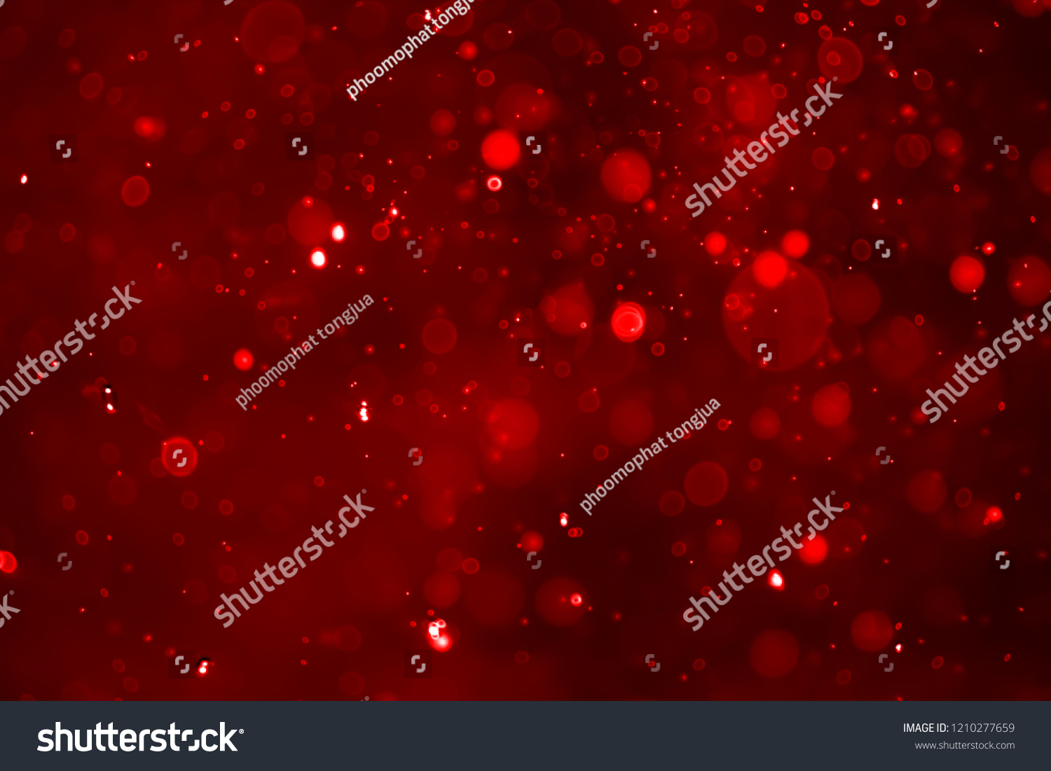 Red Bokeh Abstract Background Stock Illustration 1210277659 | Shutterstock