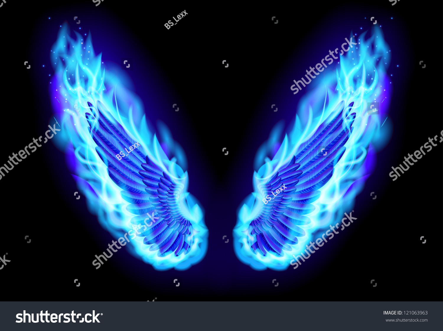 Синие Огненные Крылья