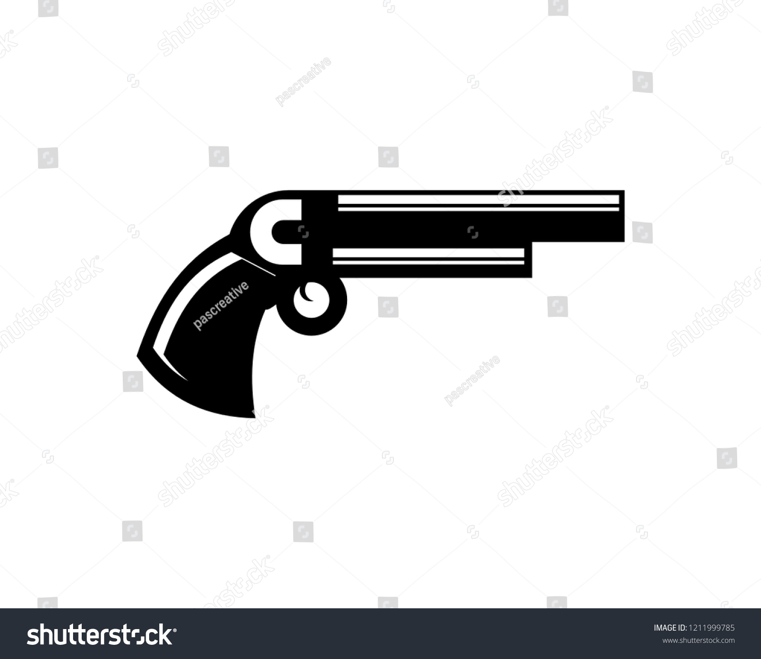 Guns Logo Template Stock Vector (Royalty Free) 1211999785 | Shutterstock