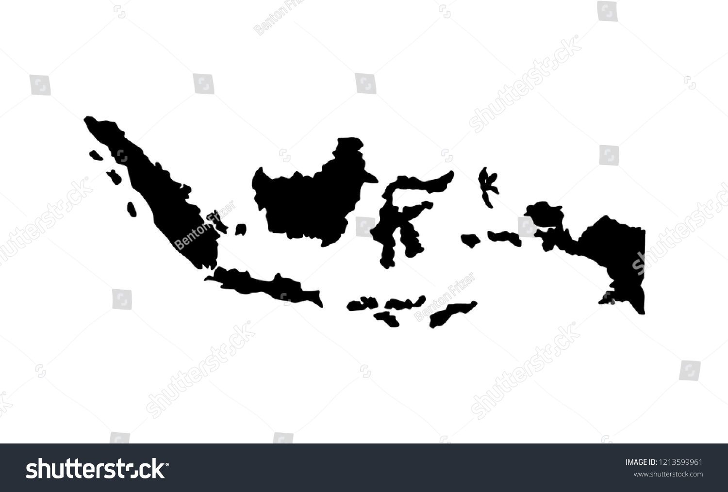 Map Indonesia Vector Illustration Stock Vector (Royalty Free ...