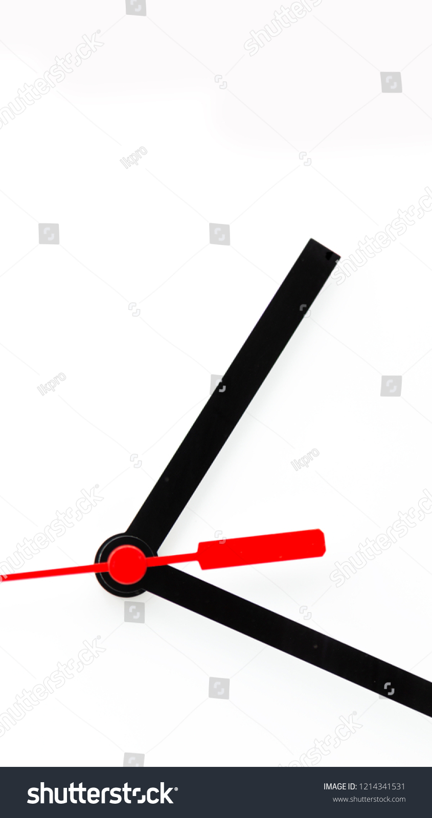 Blur White Background Clock Red Arrow Stock Photo 1214341531 | Shutterstock