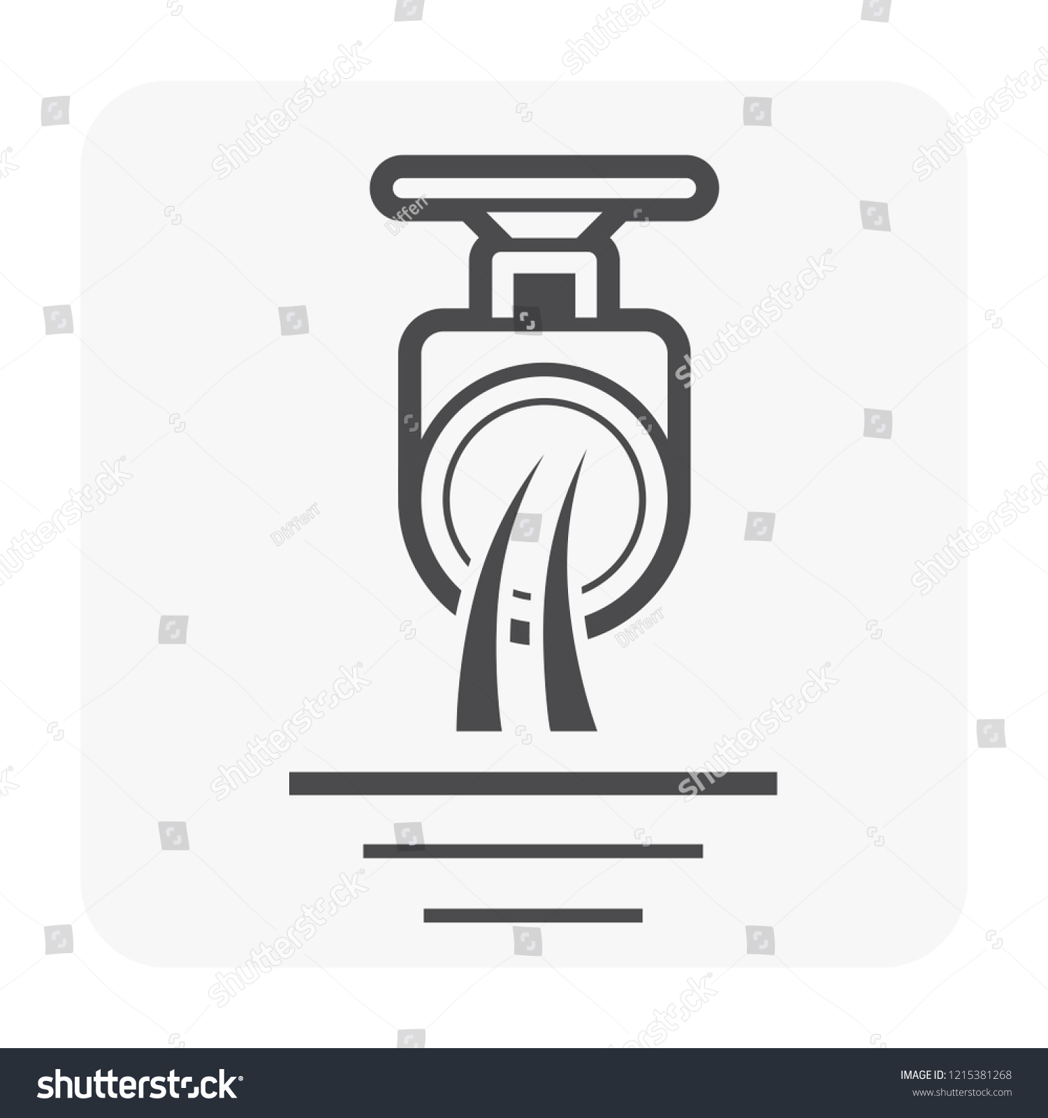 Wastewater Waste Water Sewage Icon That Stock Vector (Royalty Free ...