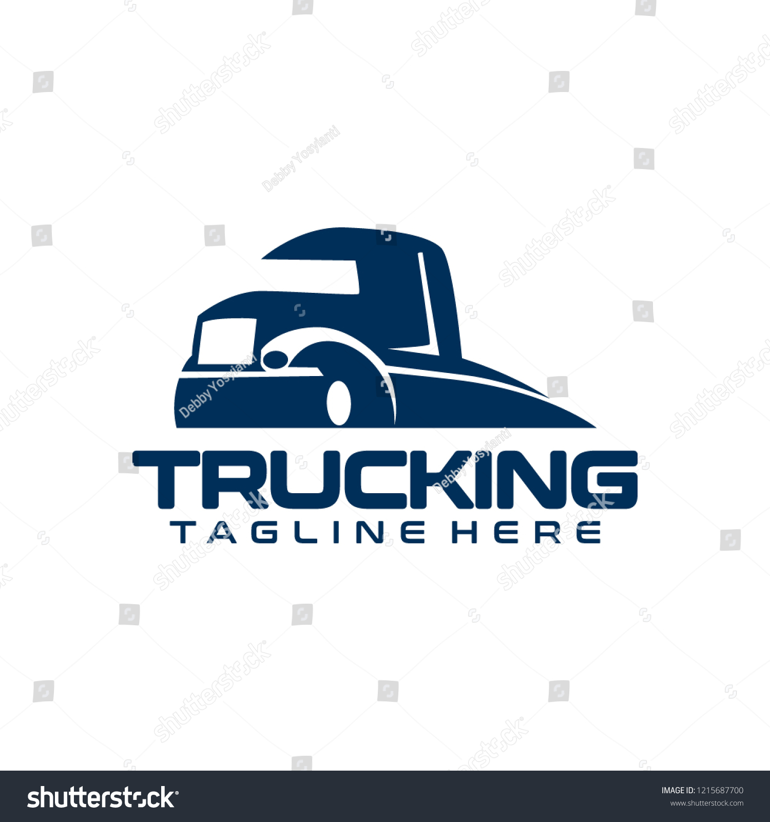 Truck Logo Design Stock Vector (Royalty Free) 1215687700 | Shutterstock