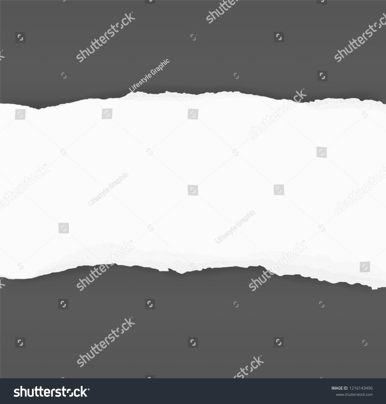 Torn Paper Edges Background Ripped Paper Stock Vector (Royalty Free ...