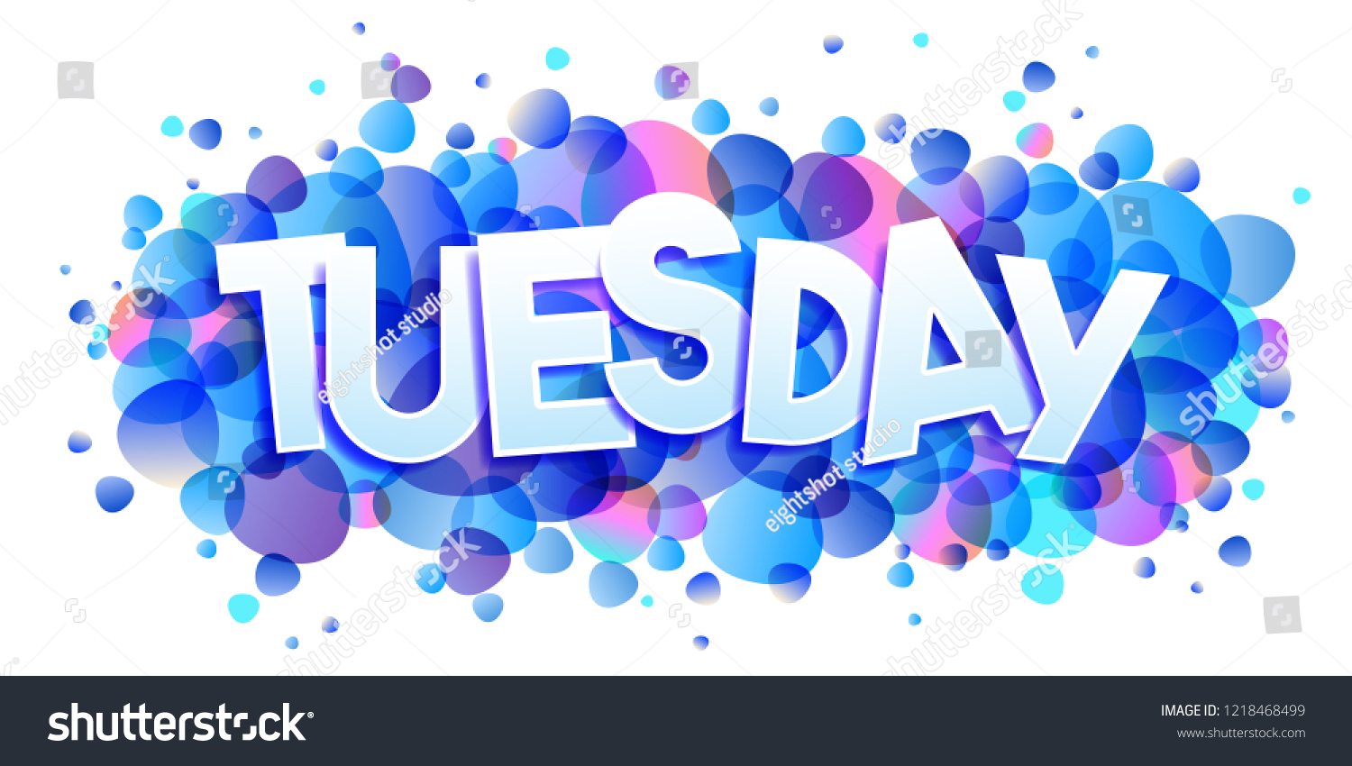 Word Tuesday Creative Vector Banner Stock Vector (Royalty Free ...