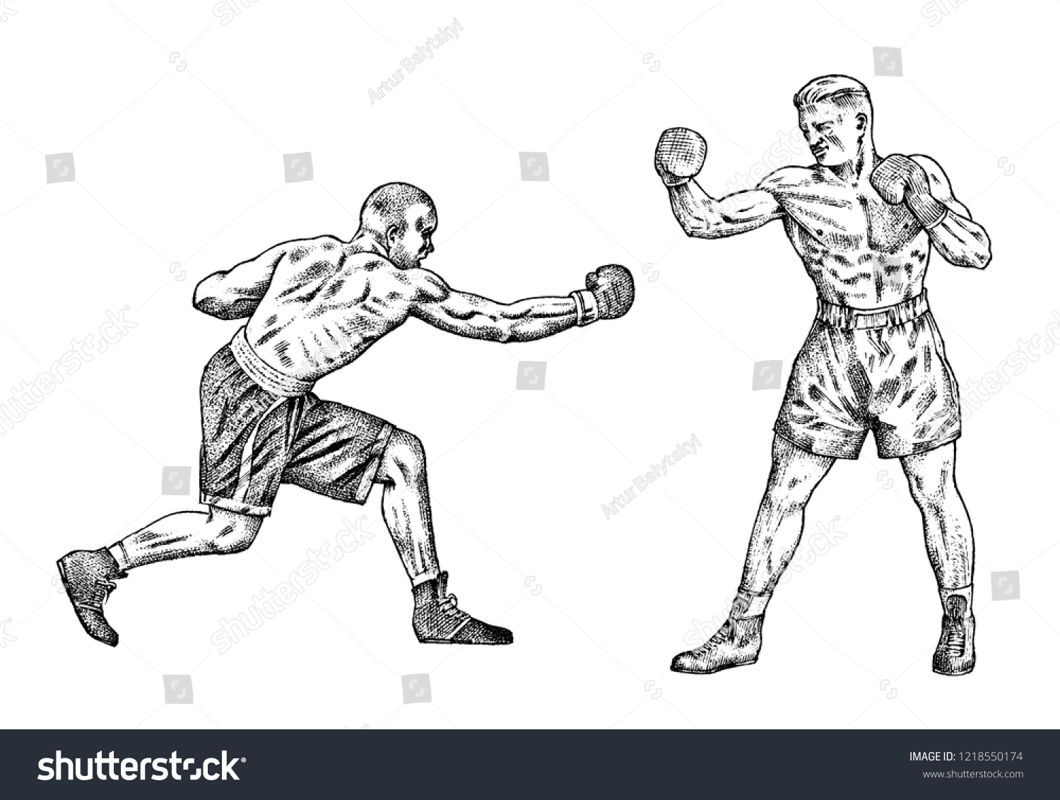 Рисунок профессии боксеры