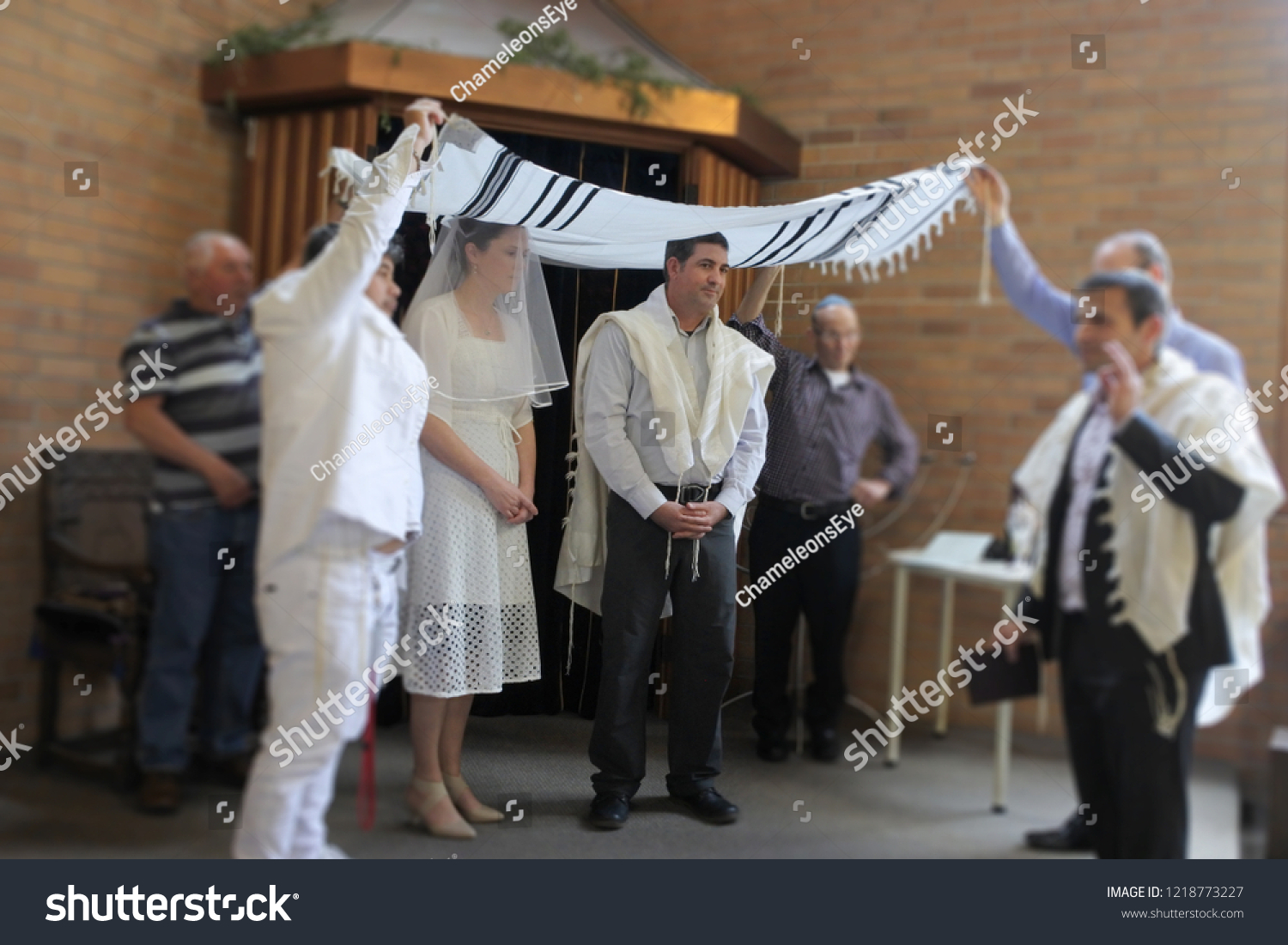 Jewish Bride Jewish Bridegroom Married Modern Stock Photo 1218773227 ...