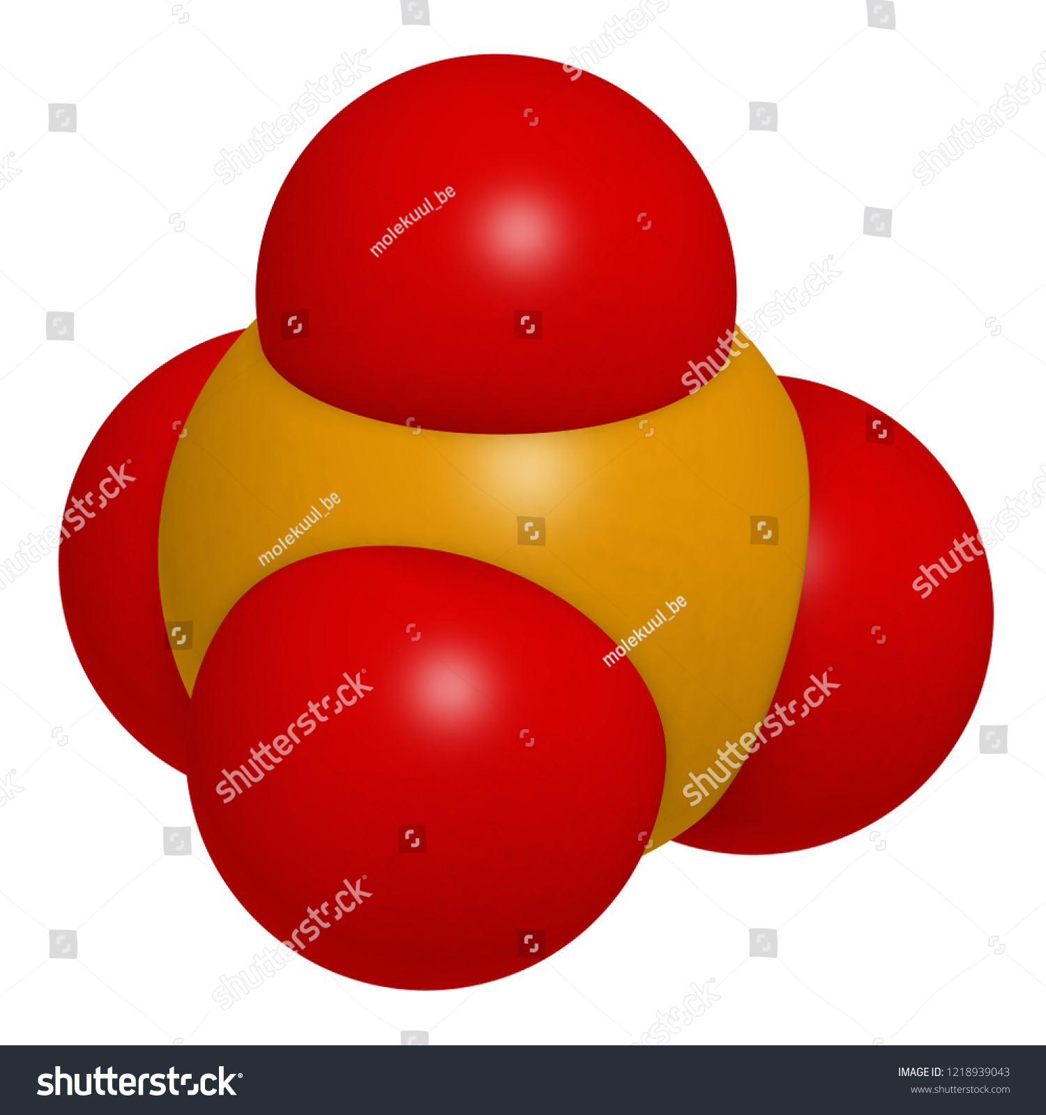 Phosphate Anion Chemical Structure 3d Rendering Stock Illustration 1218939043 Shutterstock 