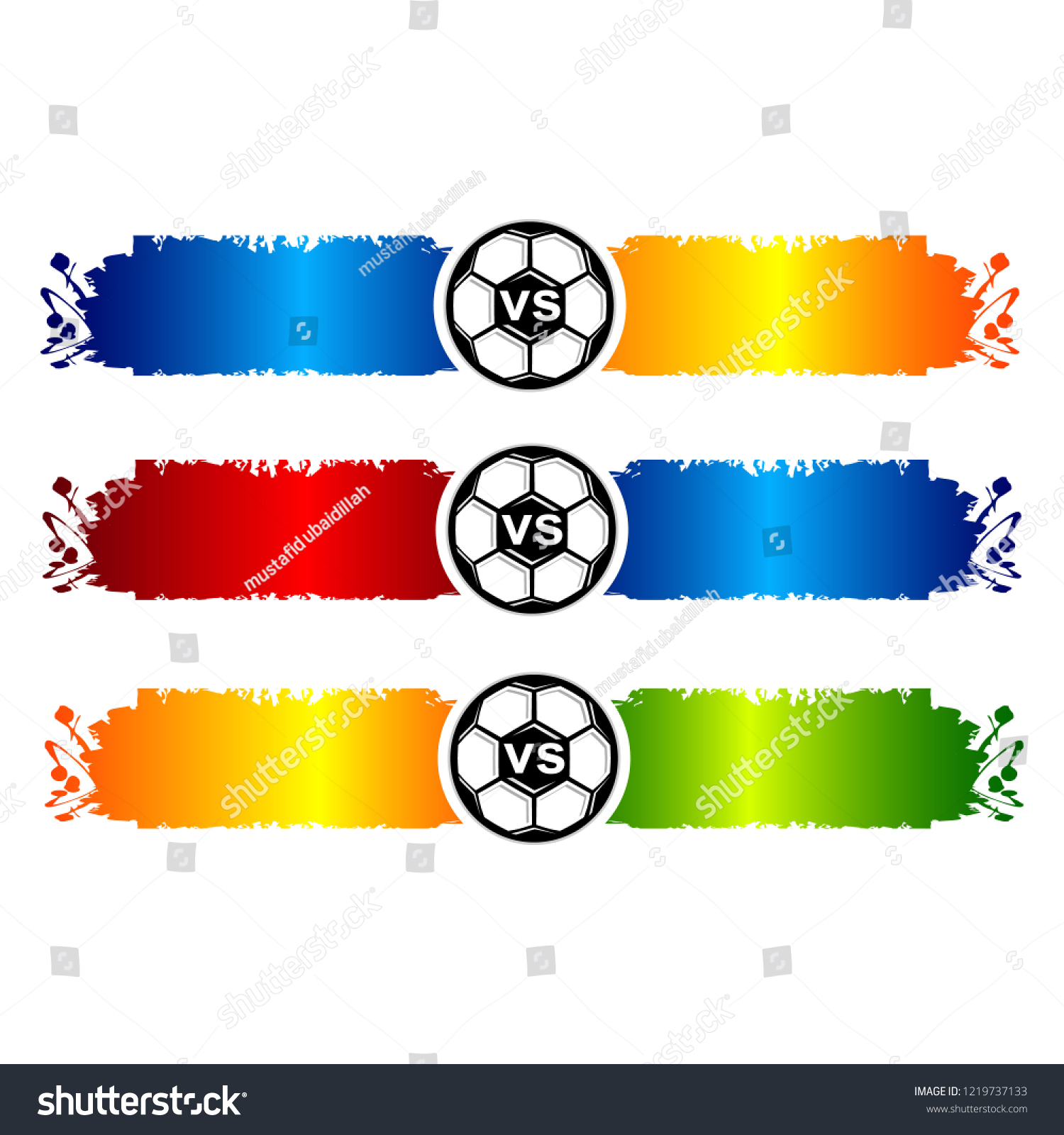 Soccer Team Vs Team B Strategy Stock Vector (Royalty Free) 1219737133 ...