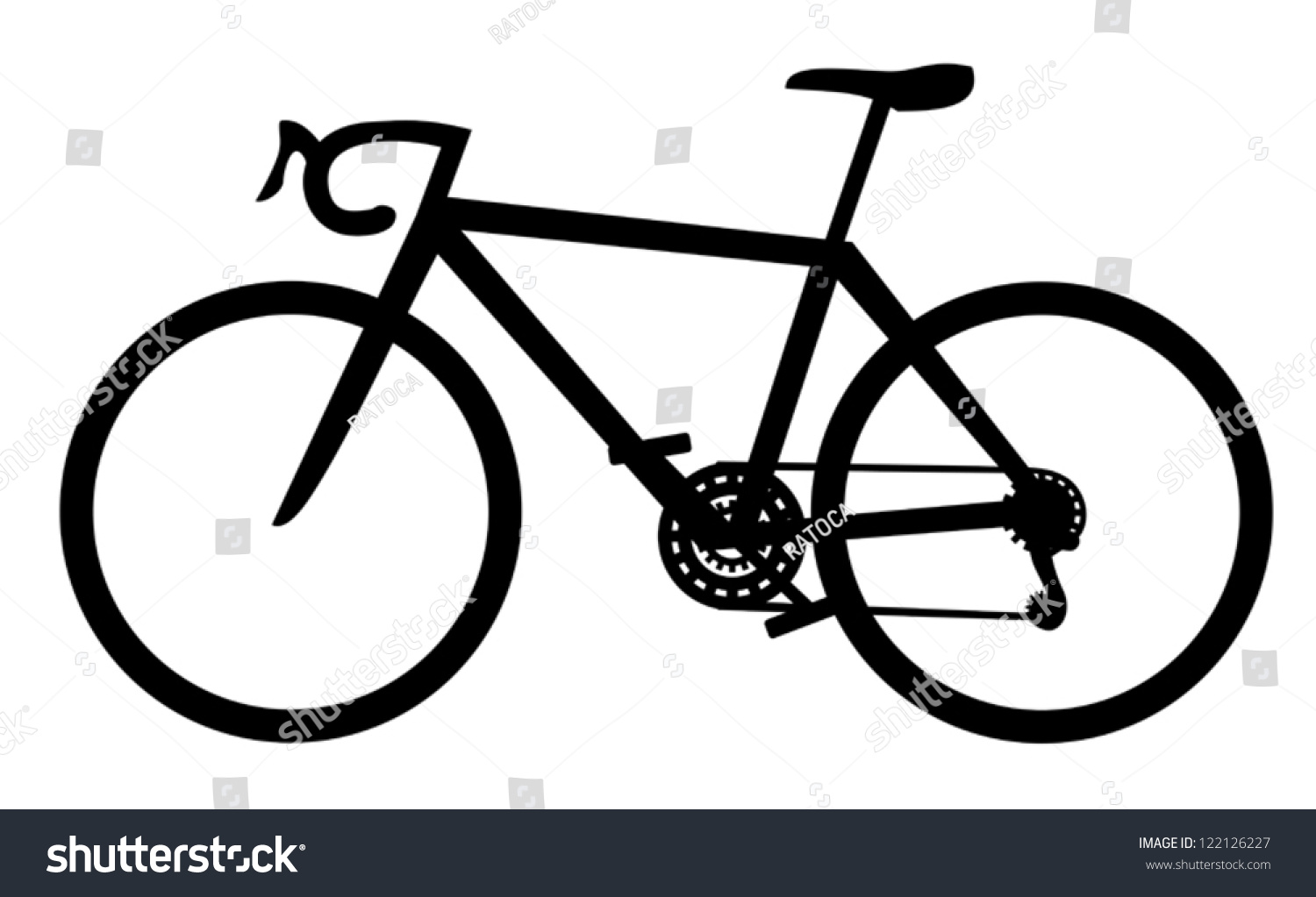 Как рисовать простой гоночный велосипед