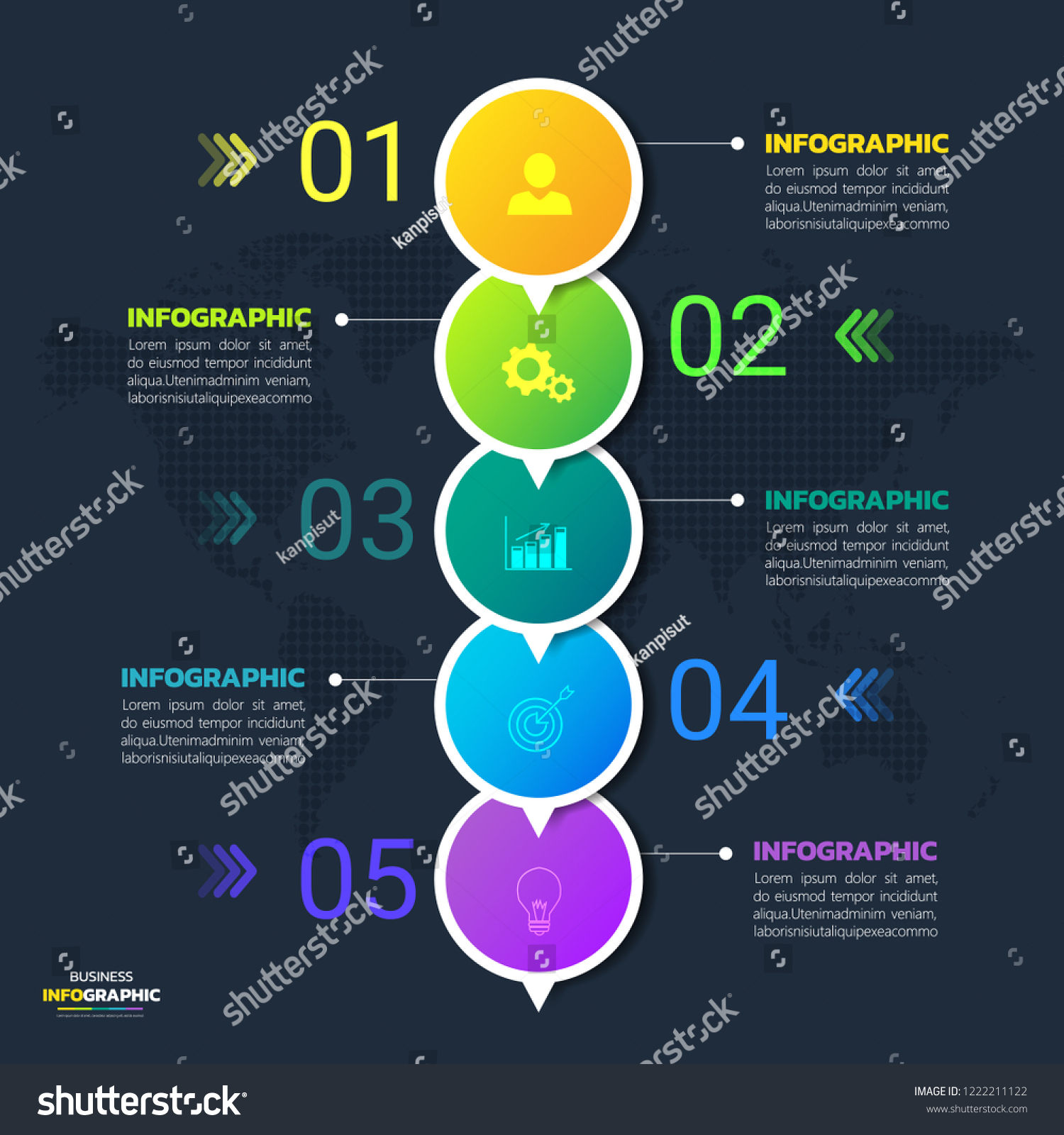 Premium Vector Timeline Infographics Template With Op 3931