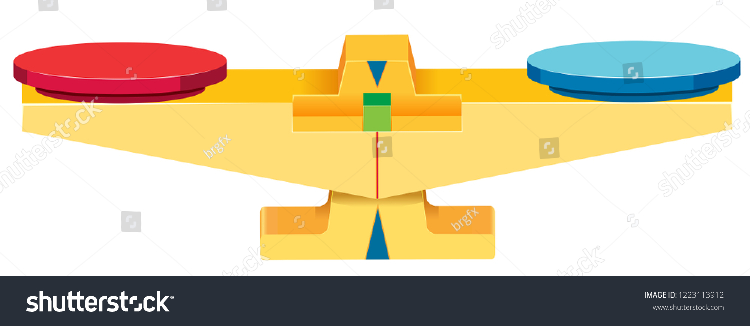 Scale On White Background Illustration Stock Vector (Royalty Free ...