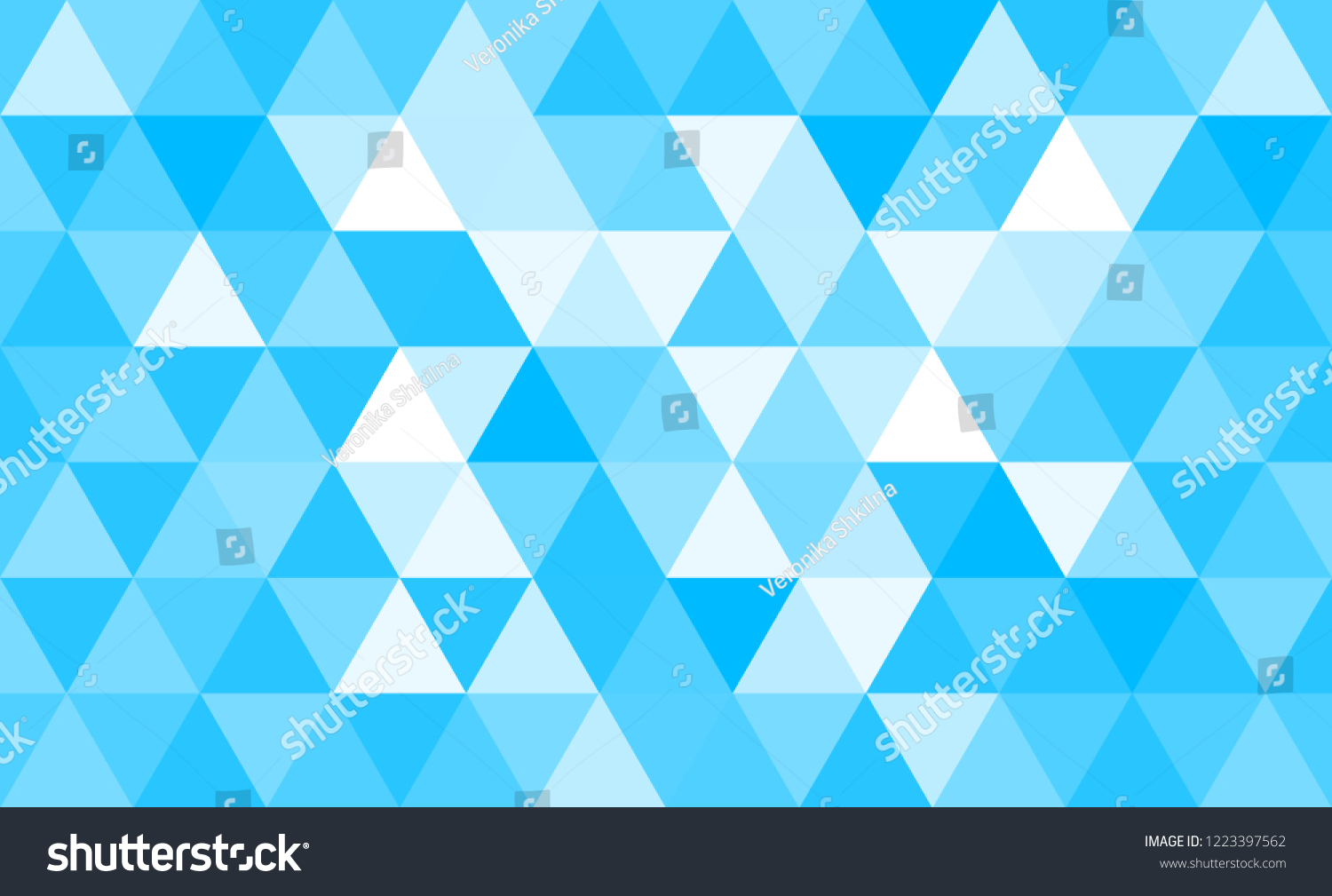 Cyan Triangle Background Stock Vector (Royalty Free) 1223397562 ...