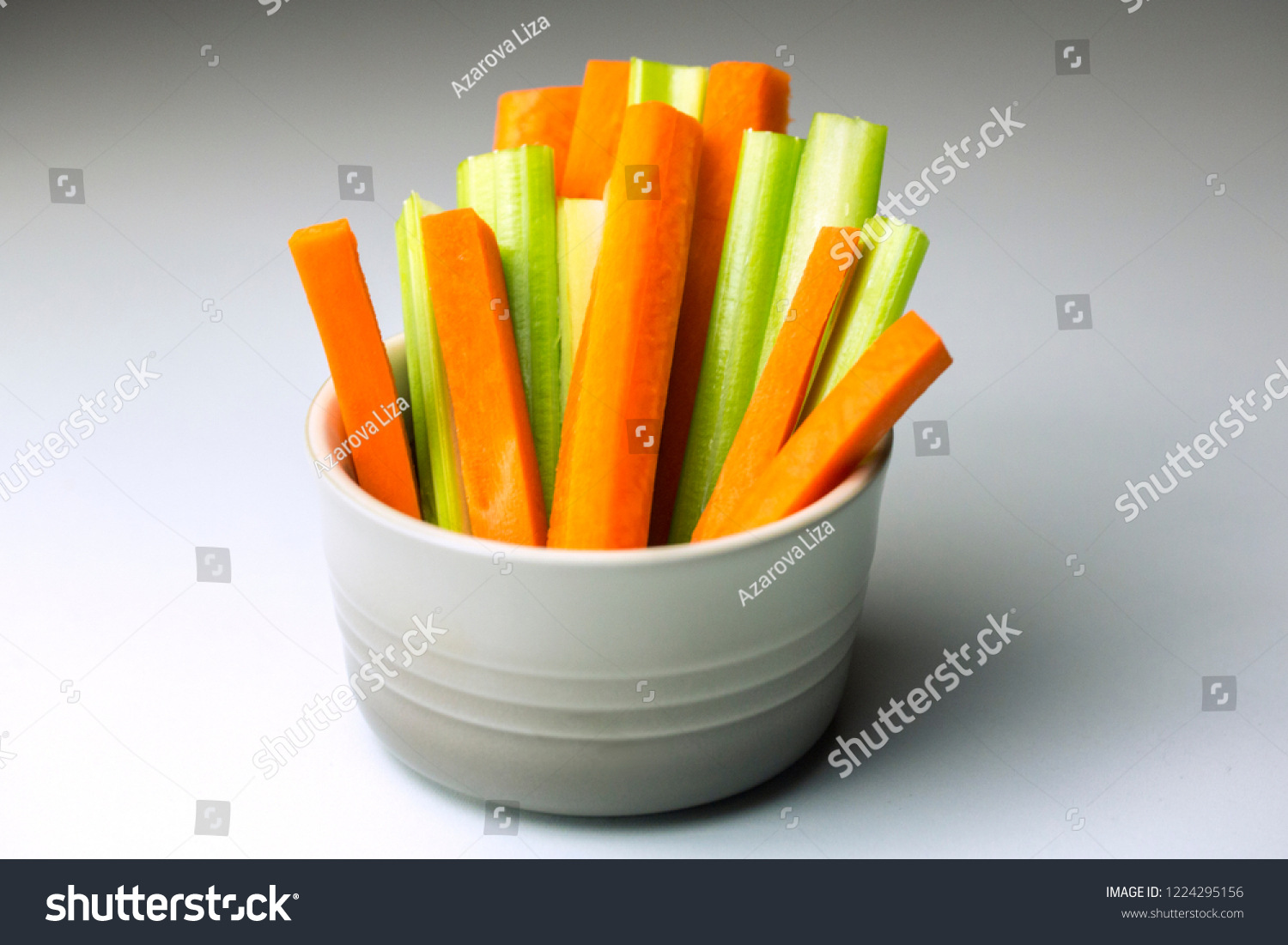 carrot and celery sticks