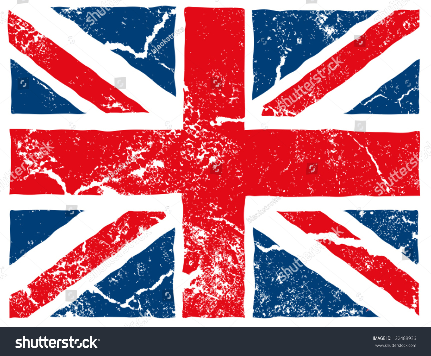 Флаг Британии грязный