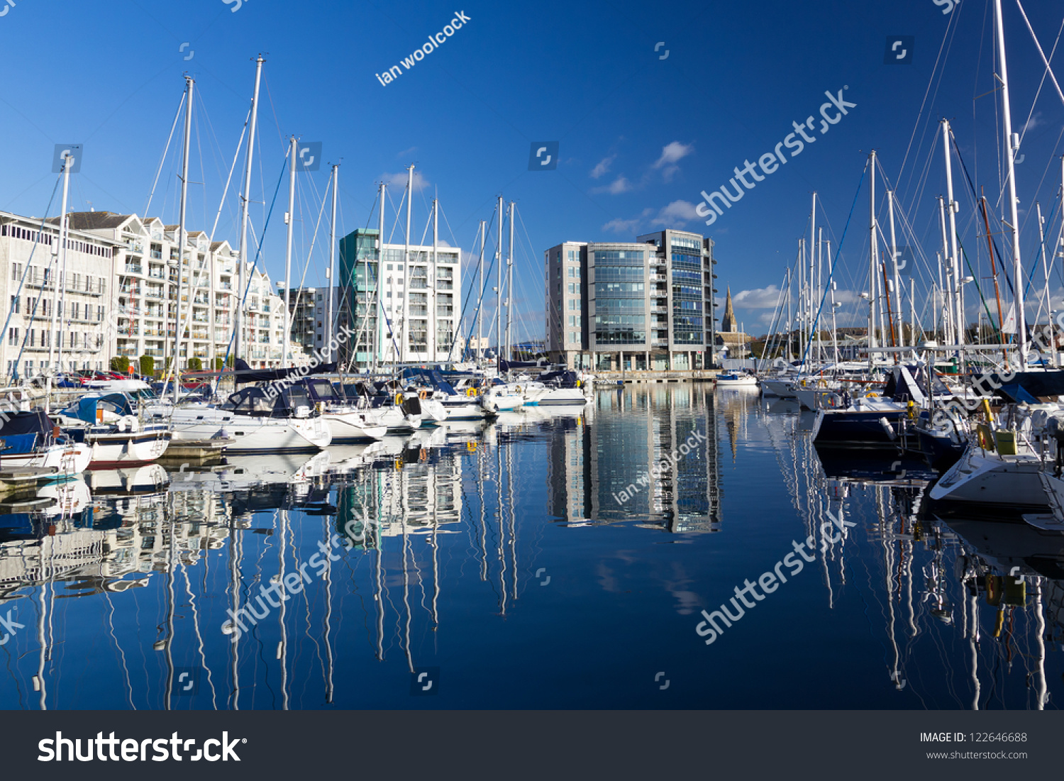 Marina Plymouth Devon England Uk Stock Photo 122646688 | Shutterstock