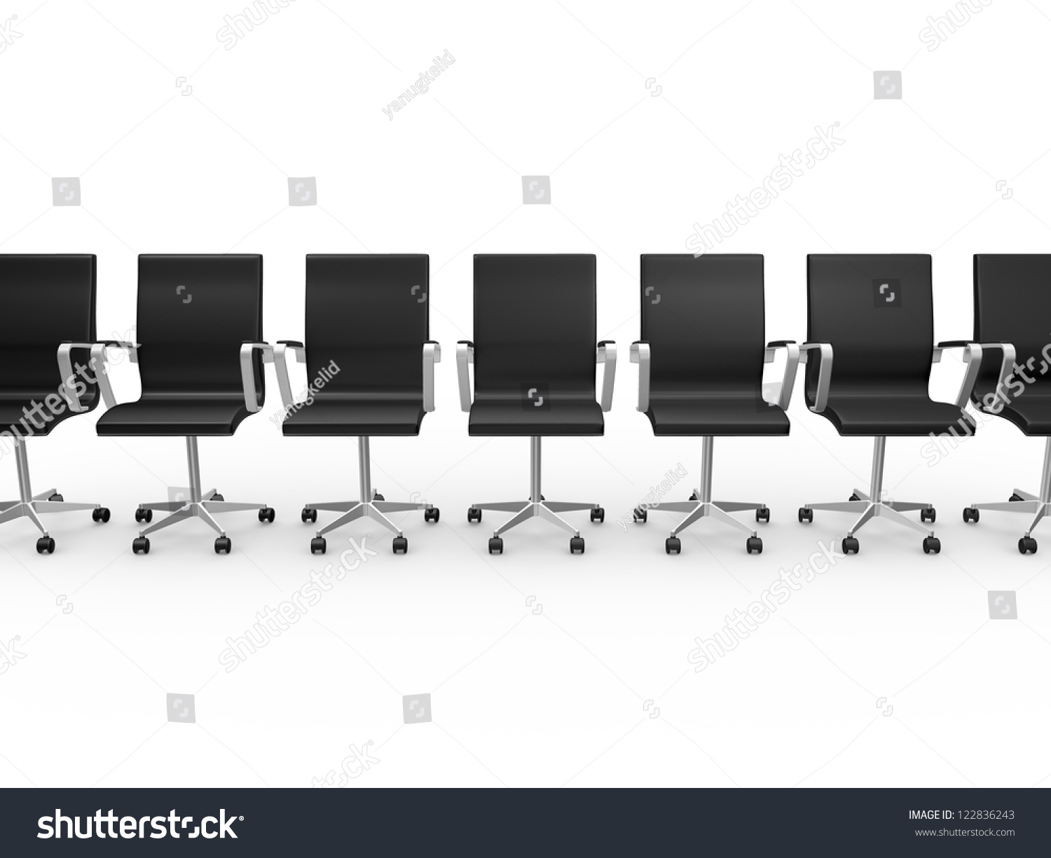 8 стульев в ряд