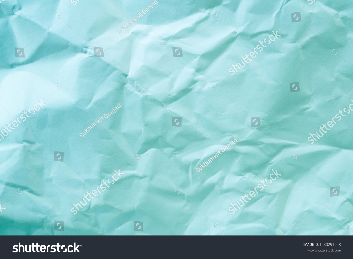 Blue Crumpled Paper Texture Stock Photo 1230291028 | Shutterstock