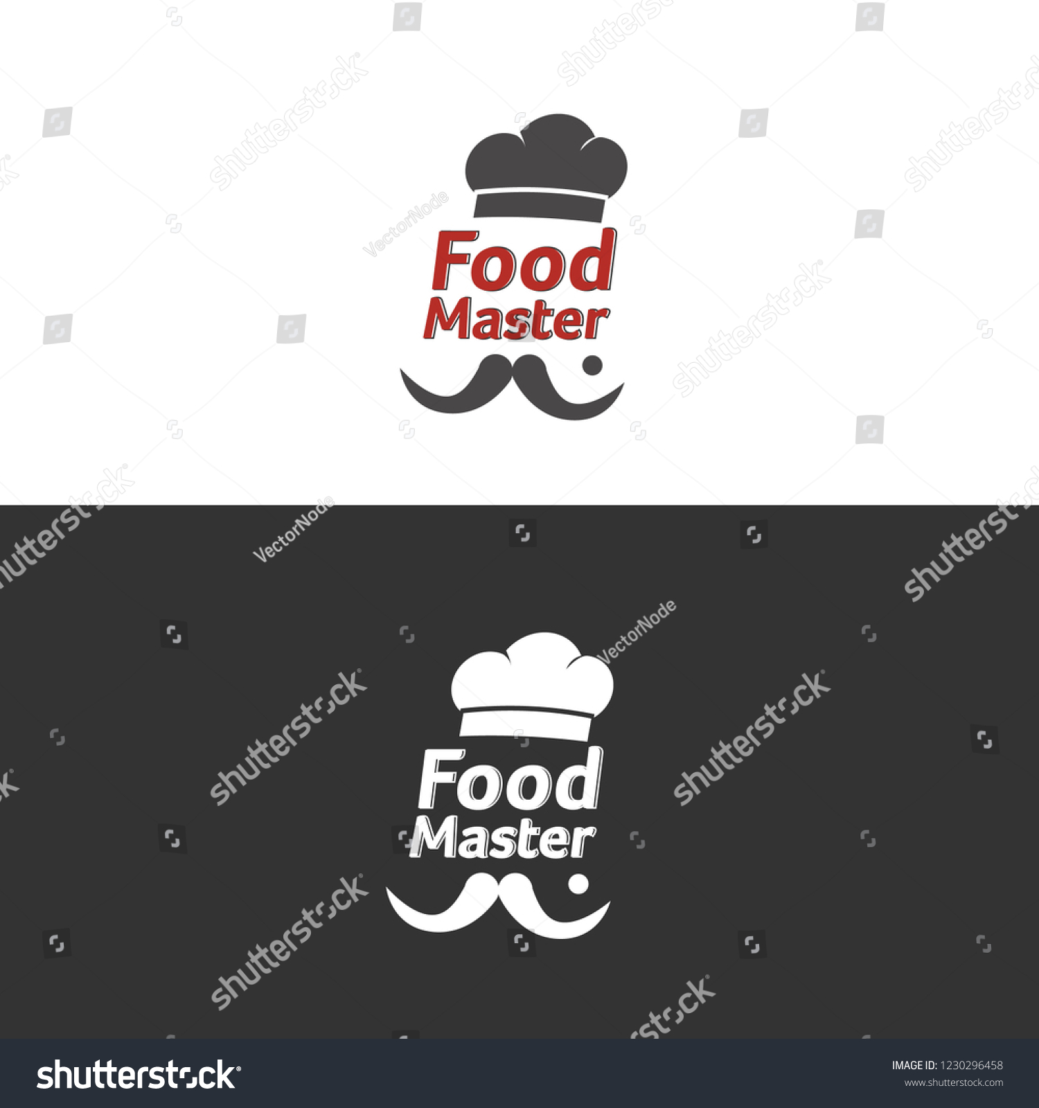 Food Service Logo Vector Template Company Stock Vector (Royalty Free ...