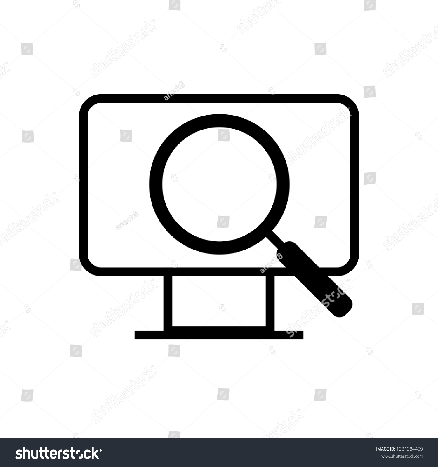 Vector Analytics Research Icons Stock Vector (Royalty Free) 1231384459 ...