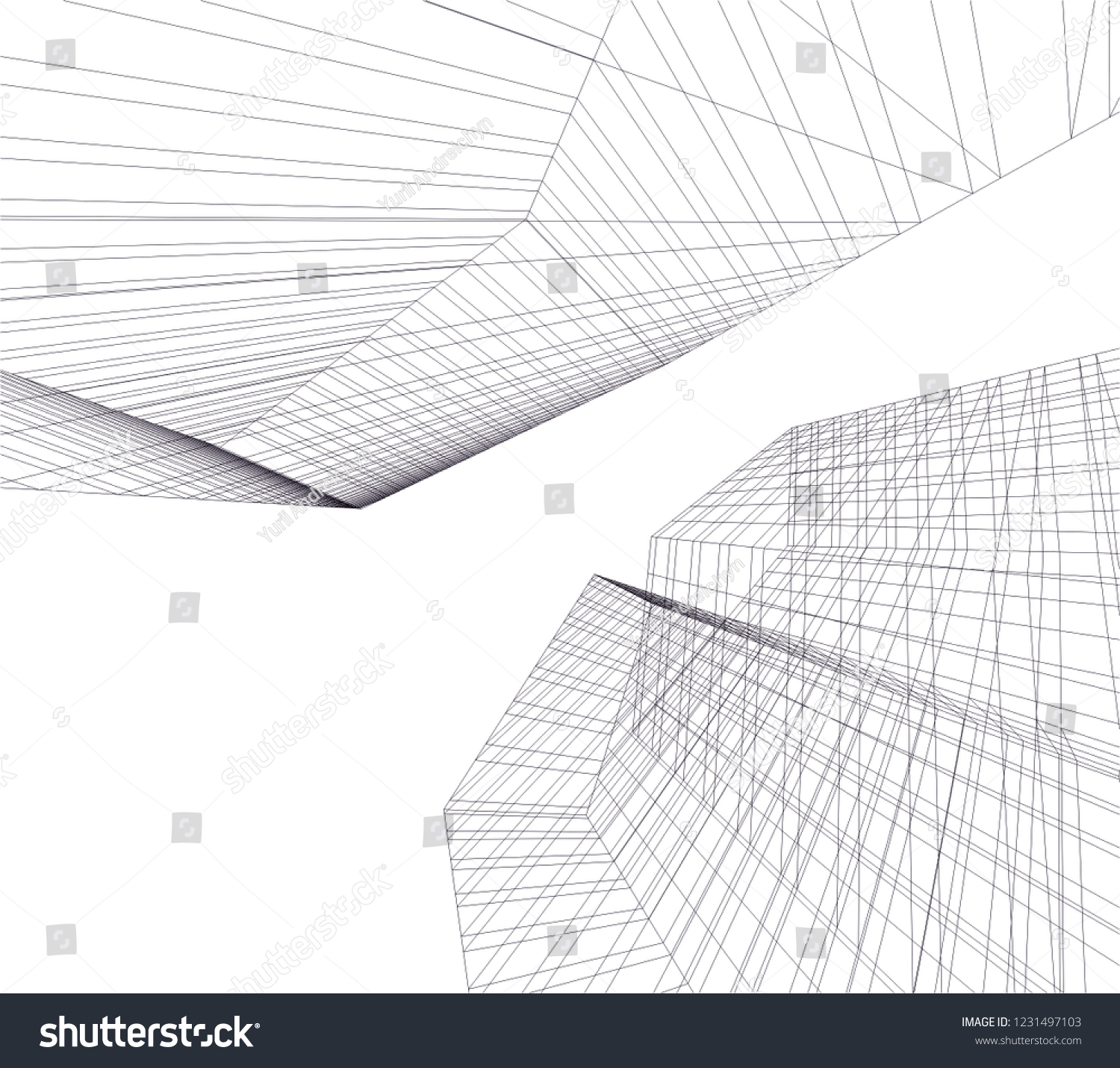 Architecture Geometric Background Stock Vector (Royalty Free ...