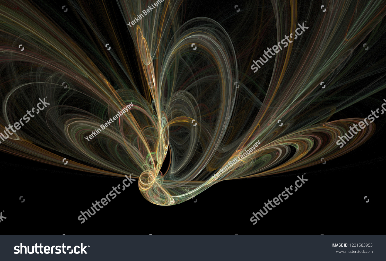 Soothing Digital Art Wallpaper Computer Art Stock Illustration ...