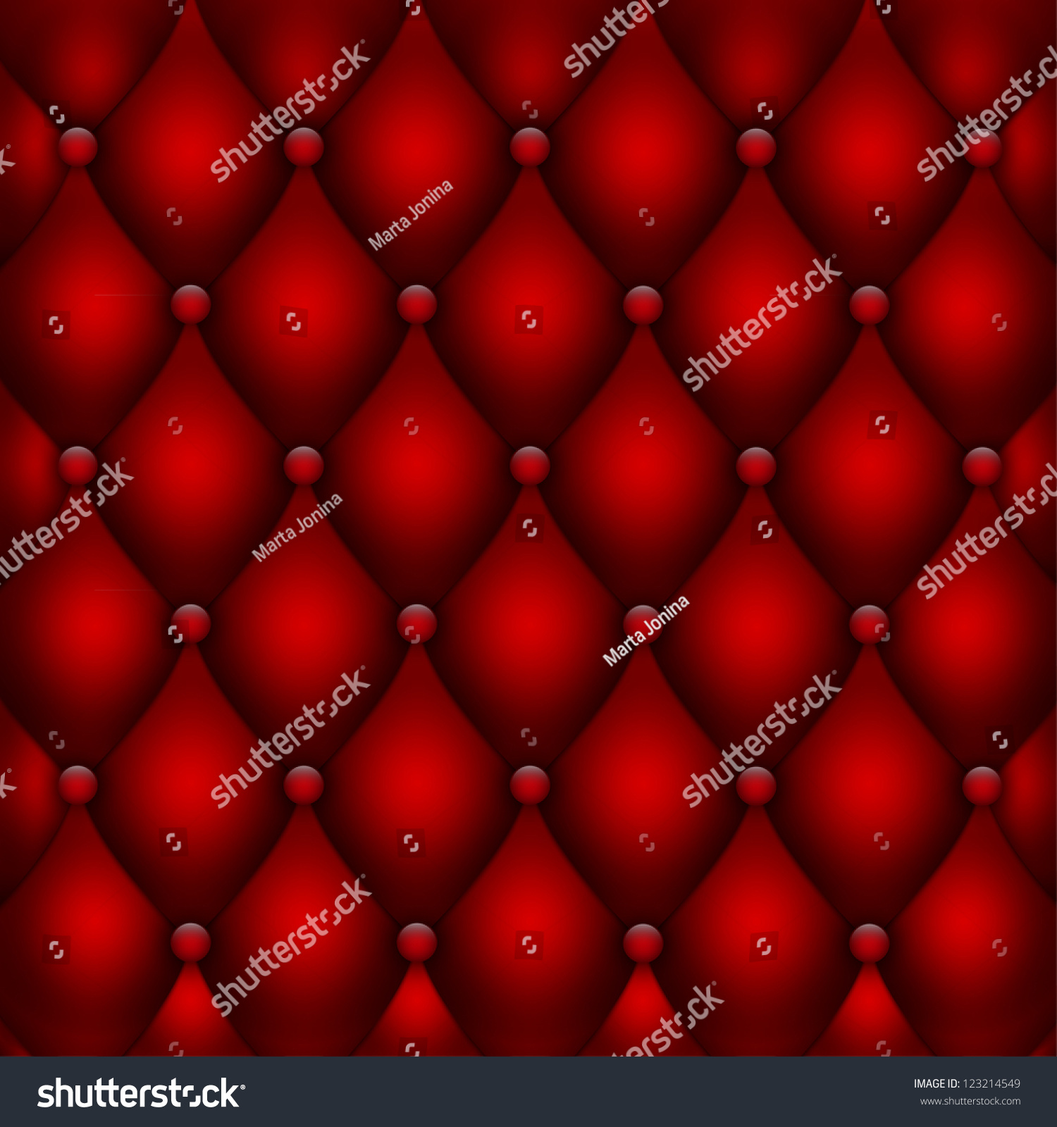 Red Leather Upholstery Background Stock Vector (Royalty Free) 123214549