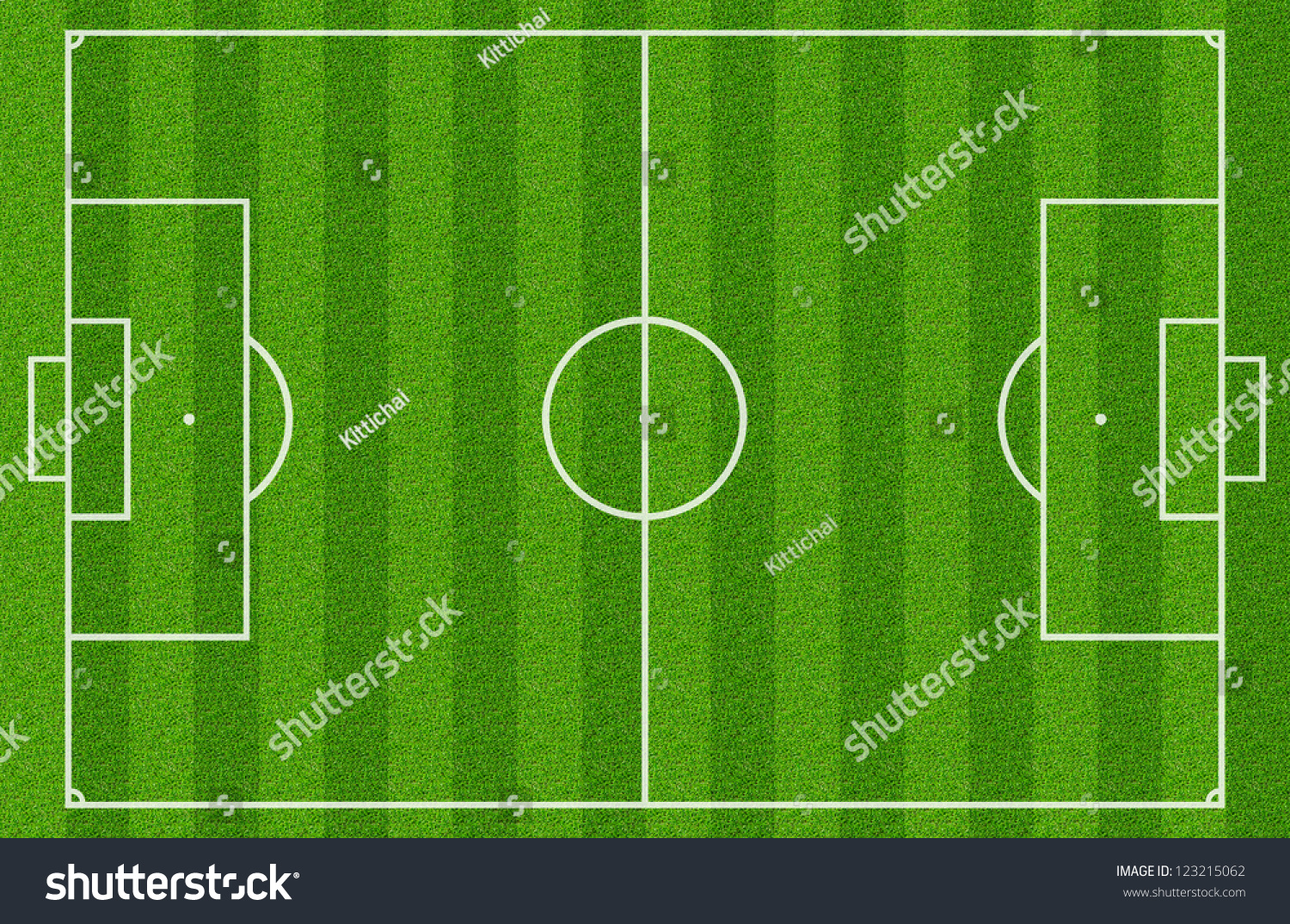 Soccer Field Football Field Stock Illustration 123215062 | Shutterstock