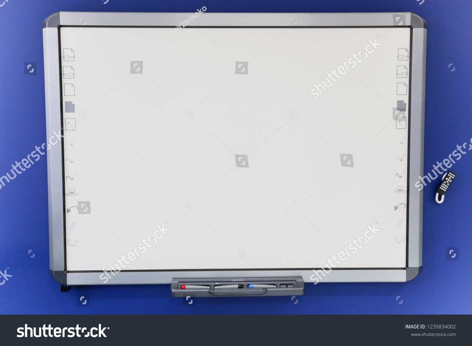 Smart Board Classroom Interactive Board School Stock Photo 1235834002 ...