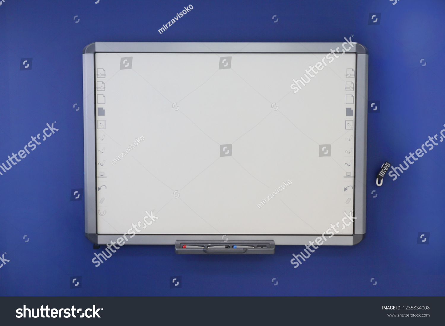 Smart Board Classroom Interactive Board School Stock Photo 1235834008 ...