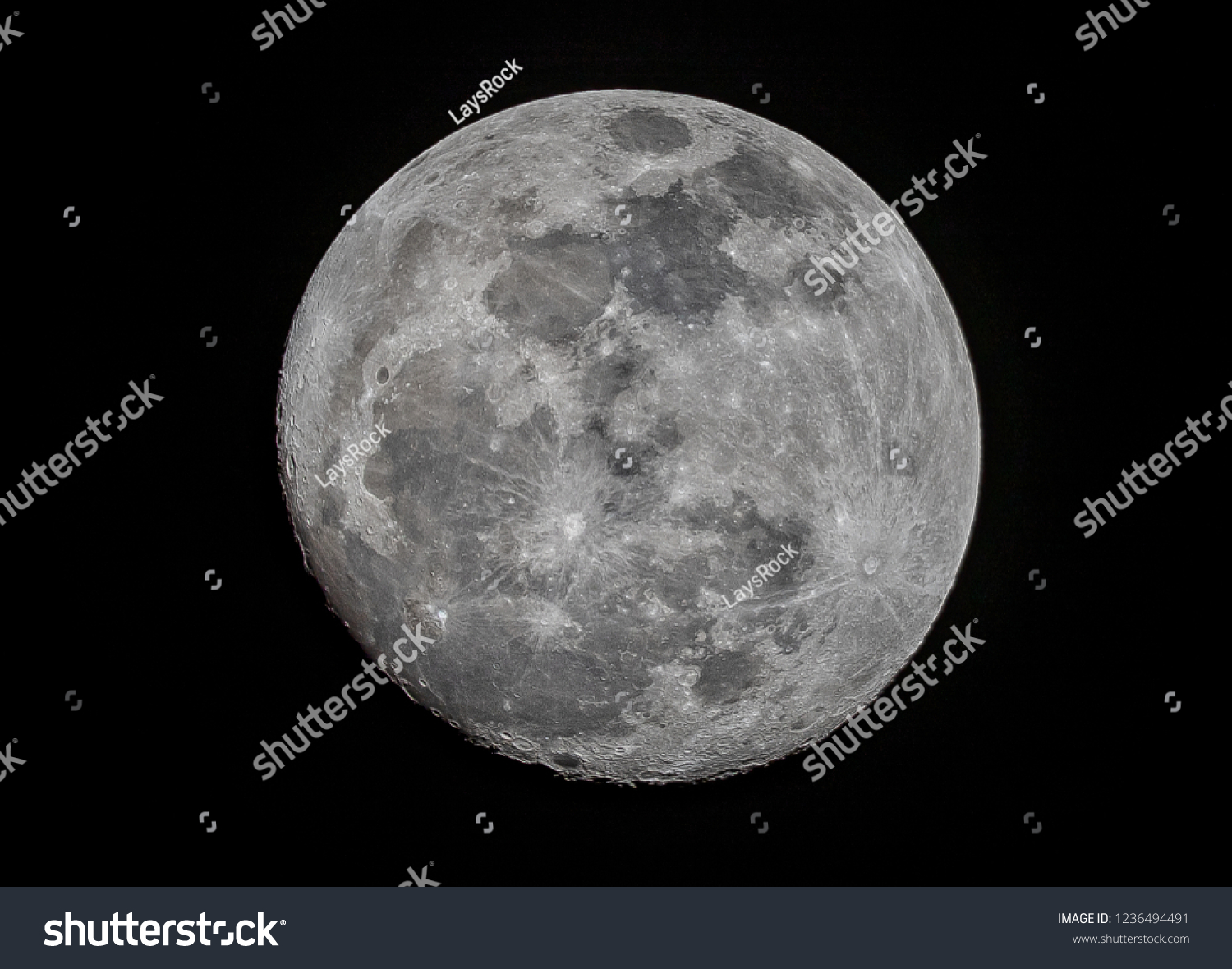 Before Full Moon Stock Photo 1236494491 | Shutterstock