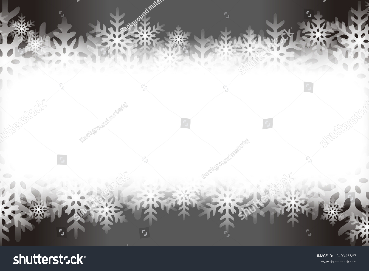 Snow Crystal Background Material Wallpaper White Stock Illustration ...