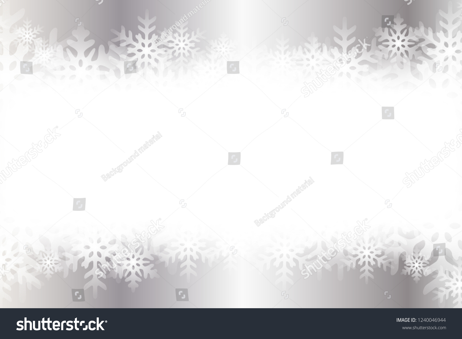 Snow Crystal Background Material Wallpaper White Stock Illustration 