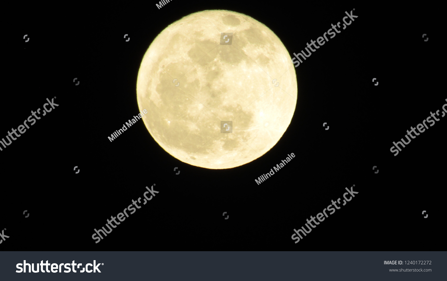 Full Moon Clear Night Sky Isolated Stock Photo 1240172272 | Shutterstock