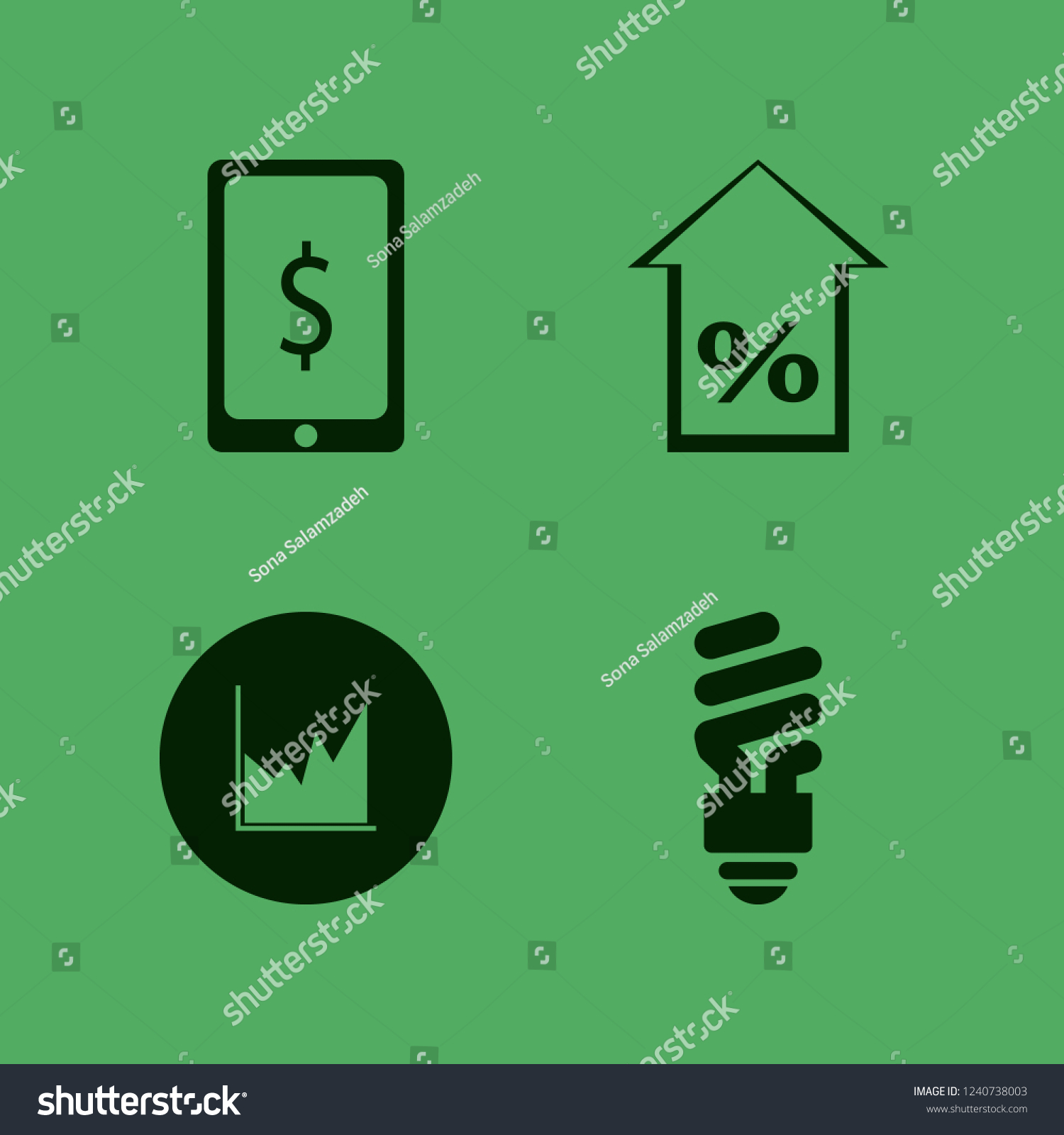 Economy Icon Economy Vector Icons Set Stock Vector (Royalty Free ...