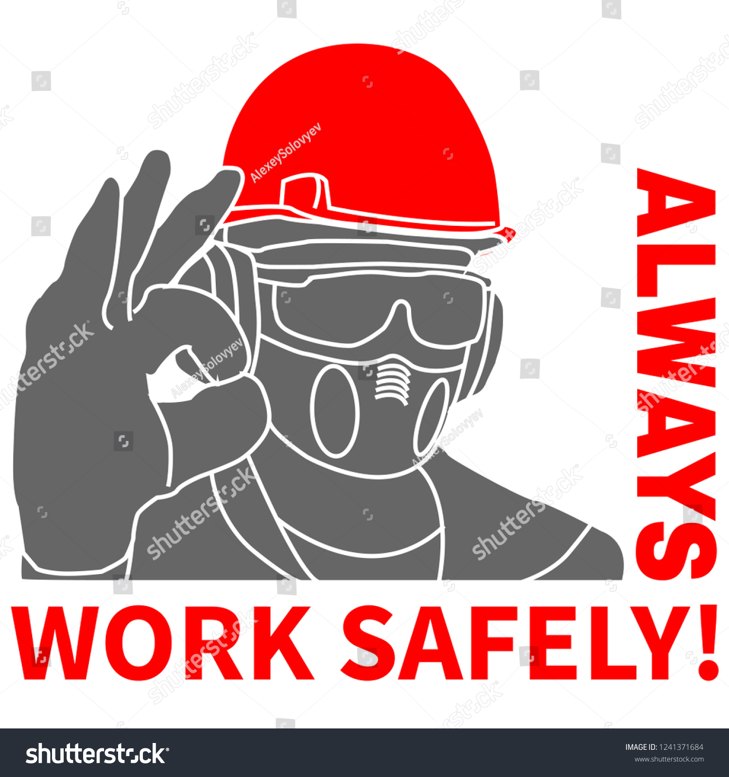 Occupational Safety Health Vector Icons Signs Stock Vector (Royalty ...