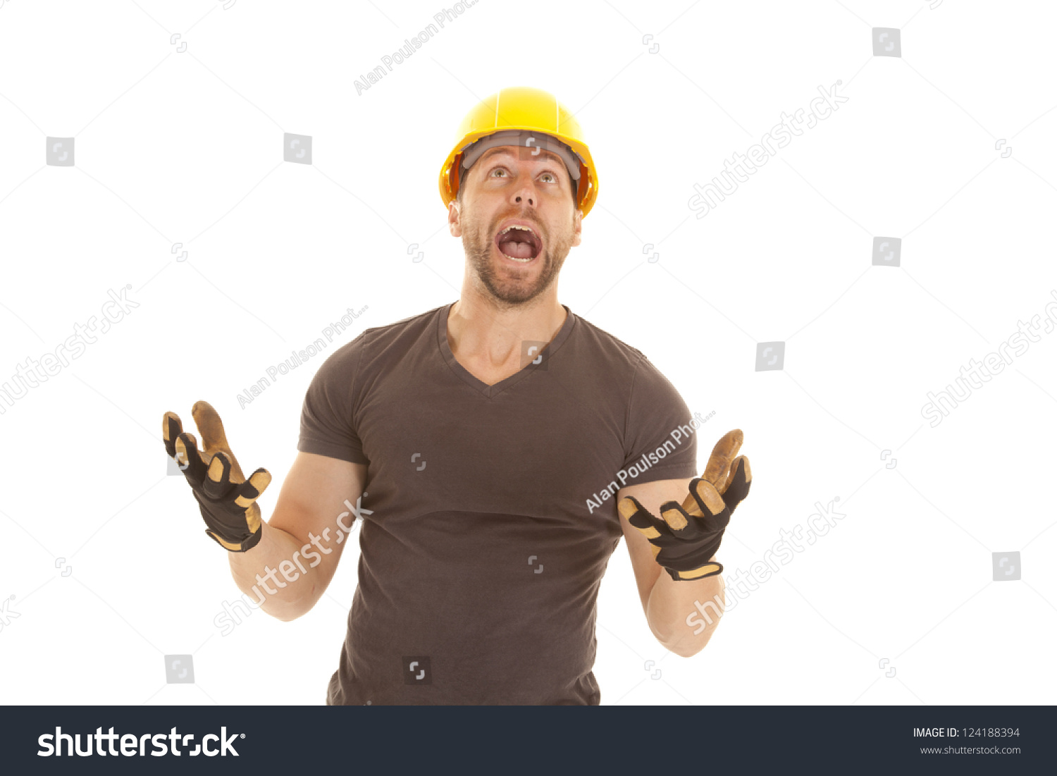 Construction Worker Yelling