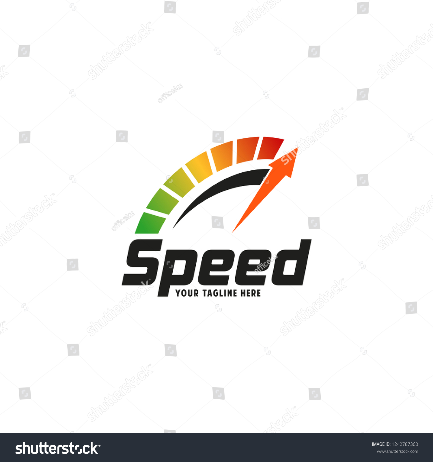 Fast Speed Logo Template Vector Speed Stock Vector (Royalty Free ...