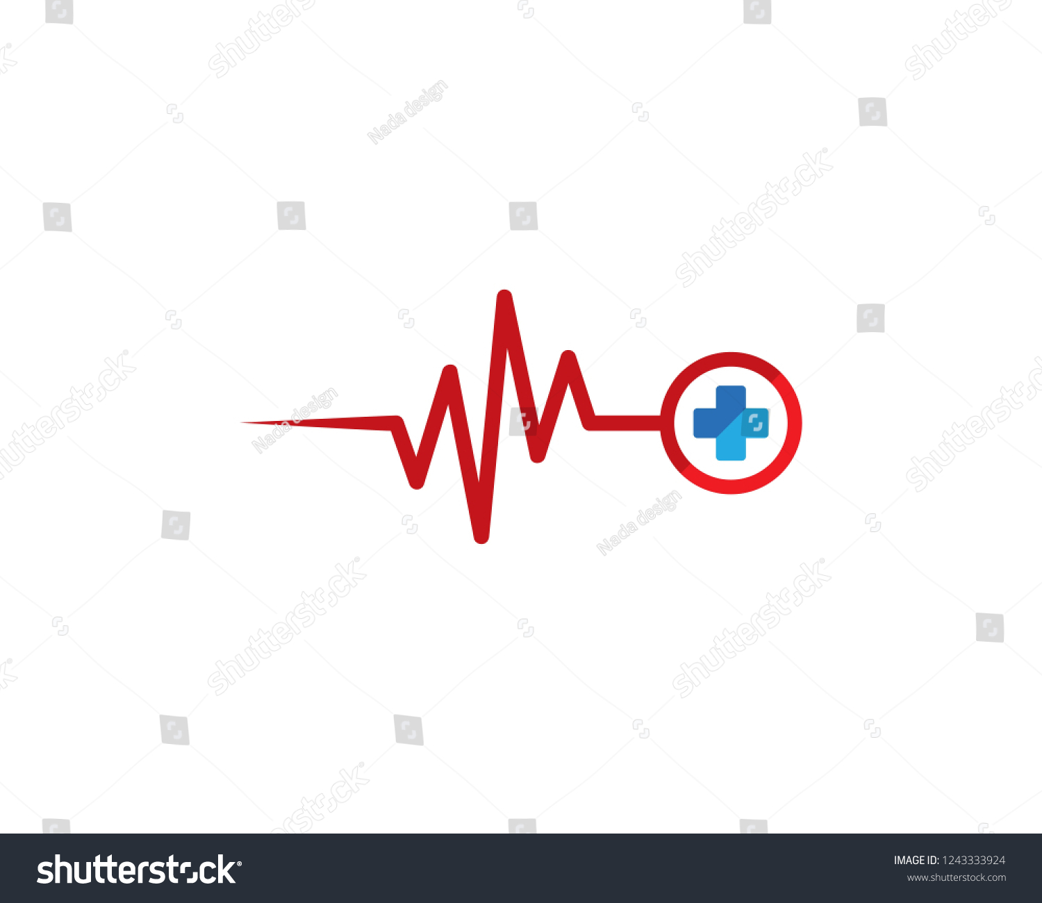 Medical Logo Template Illustration Stock Vector (Royalty Free ...