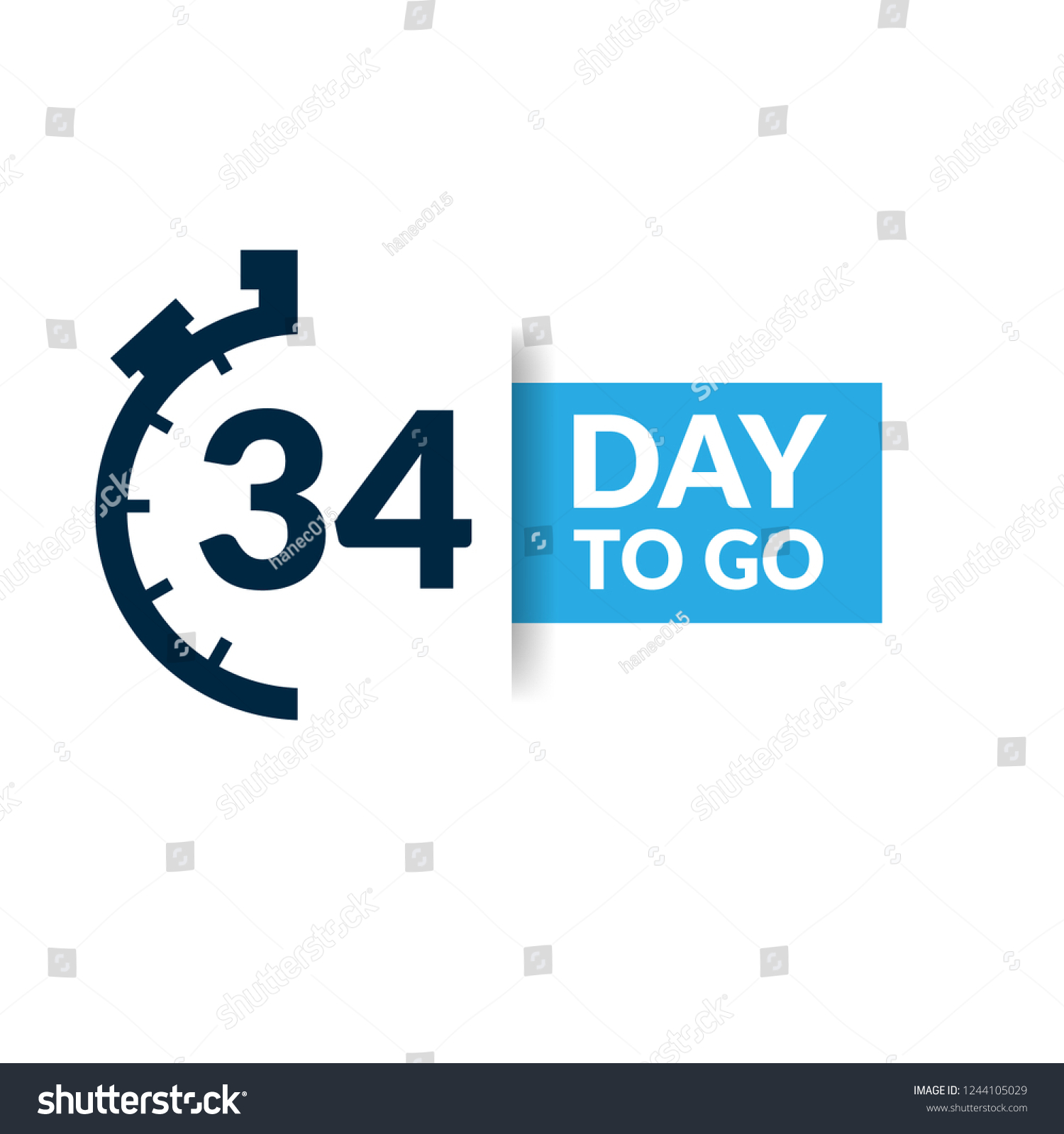 72 34 days countdown Images, Stock Photos & Vectors | Shutterstock