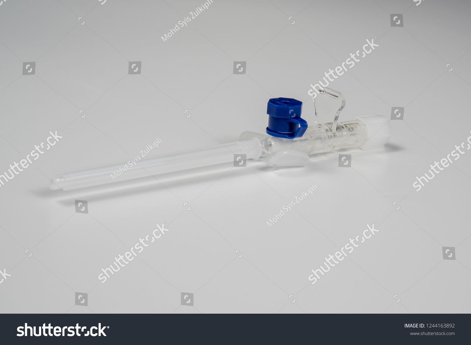 Cannula Branula Medical Needle Fluids Blood Stock Photo 1244163892 ...