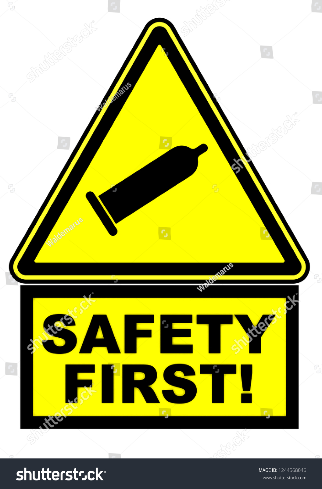 Ilustrasi Stok Sex Safety First Warning Sign Warning 1244568046 Shutterstock 6141