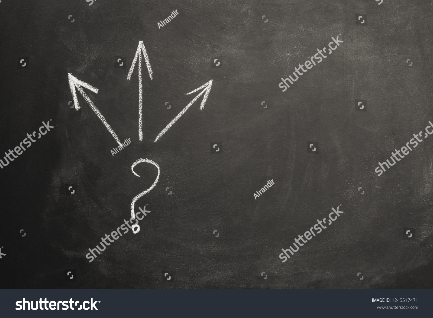 Question Mark Arrow Stock Photo 1245517471 | Shutterstock