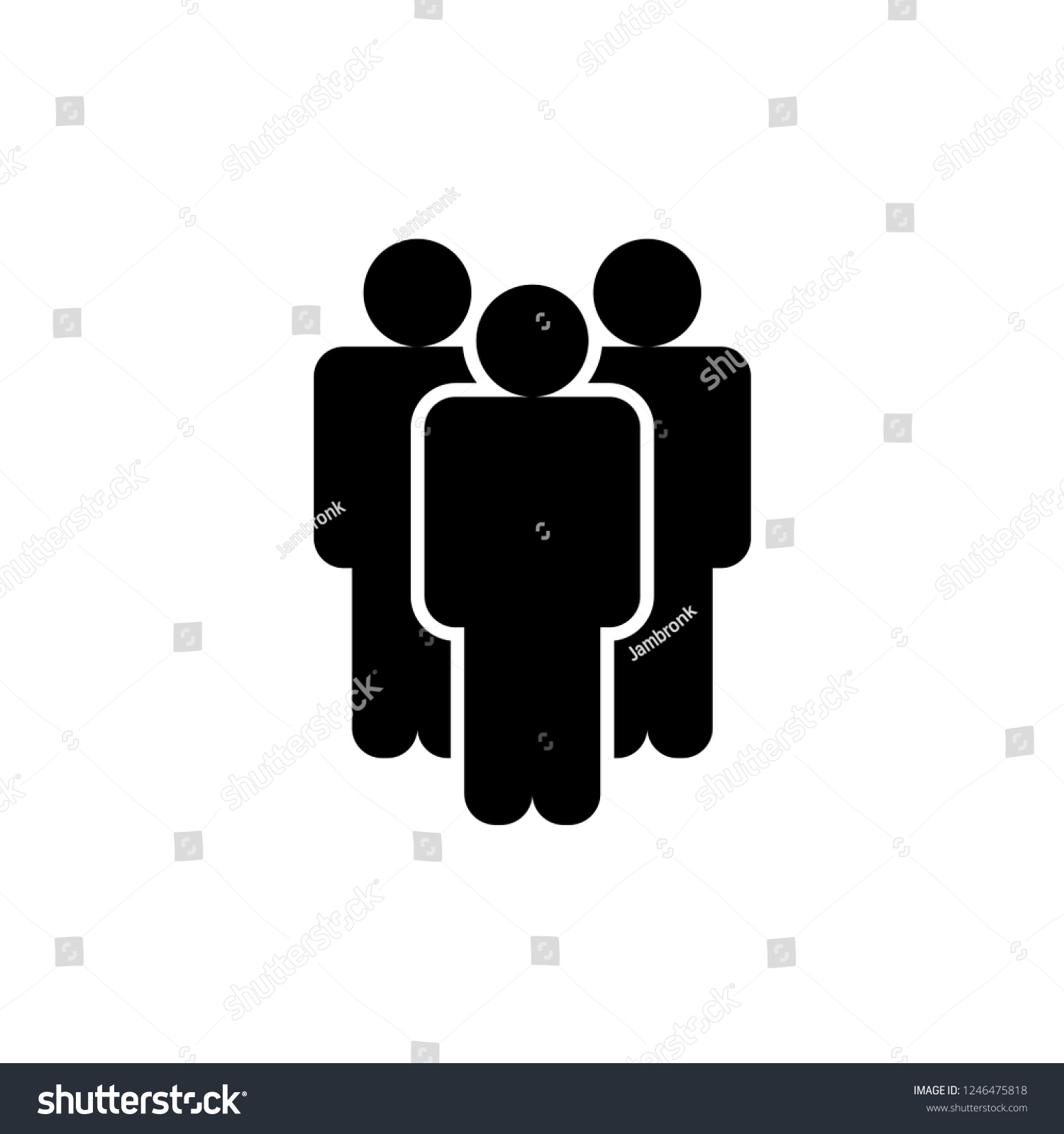 Grouping People Illustration Icons Vector Stock Vector Royalty Free Shutterstock