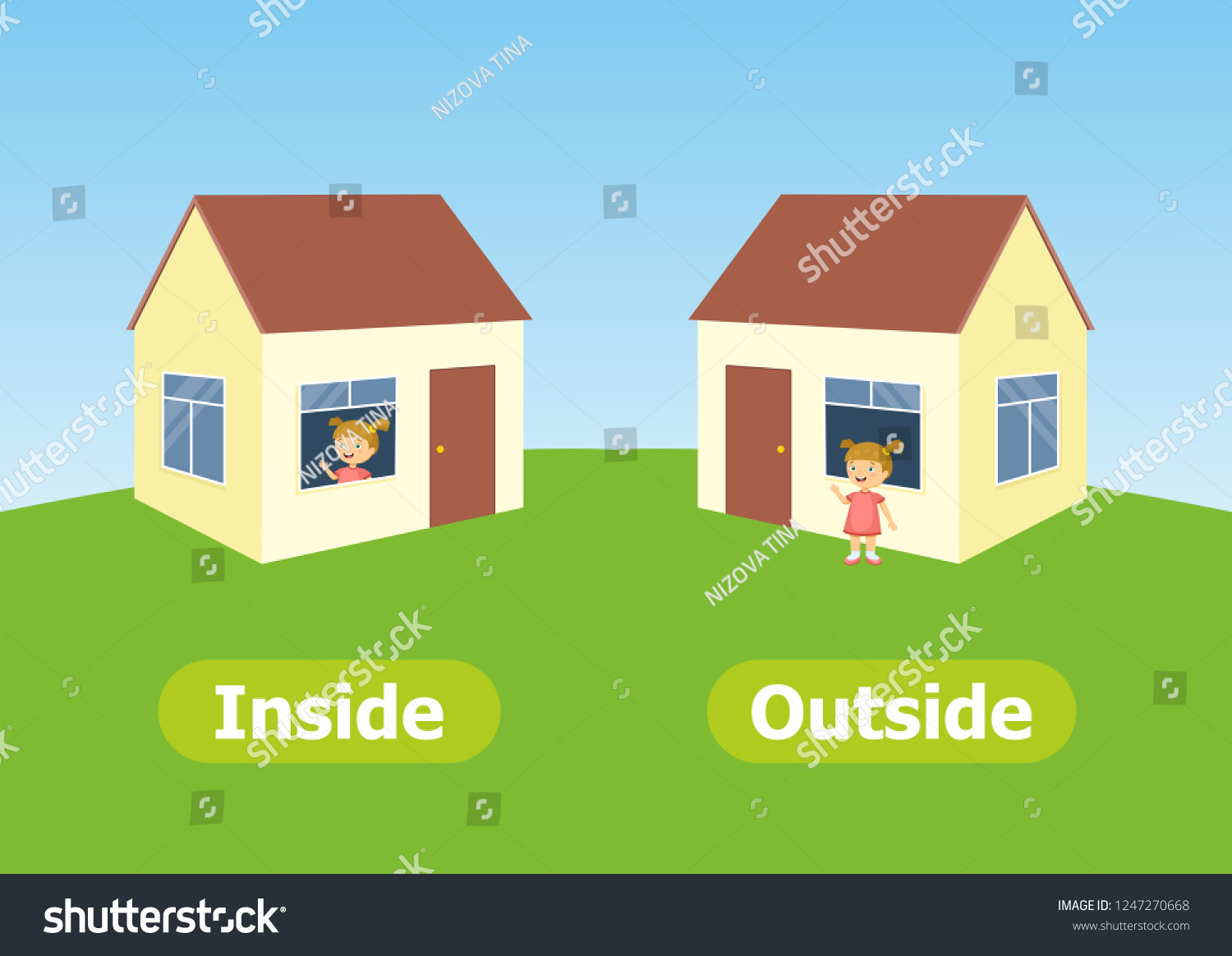 Picture inside. Inside, outside. Inside outside картинки для детей. Inside outside Flashcard. Outside рисунок.