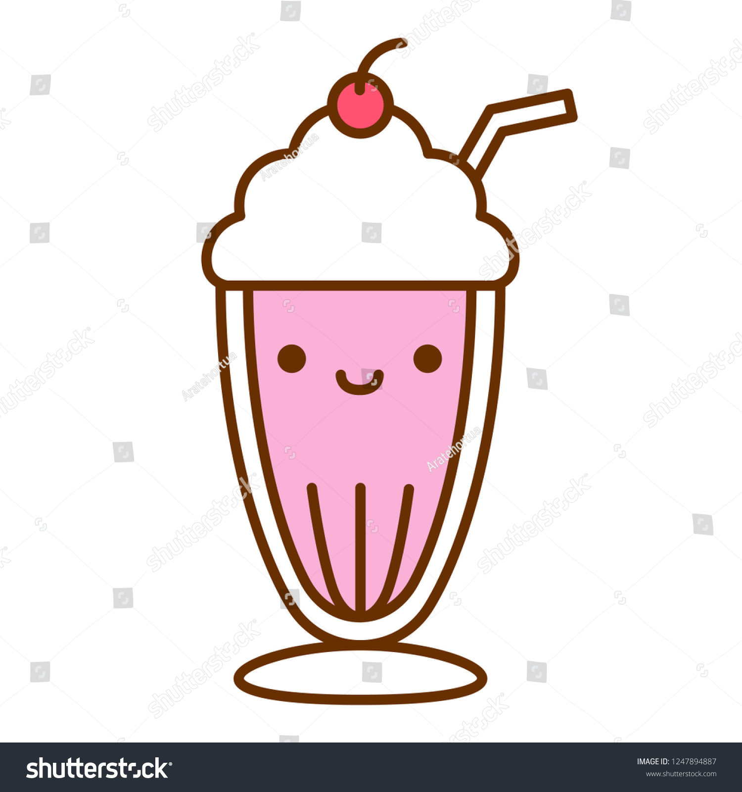 2,734 Kawaii milkshake Images, Stock Photos & Vectors | Shutterstock